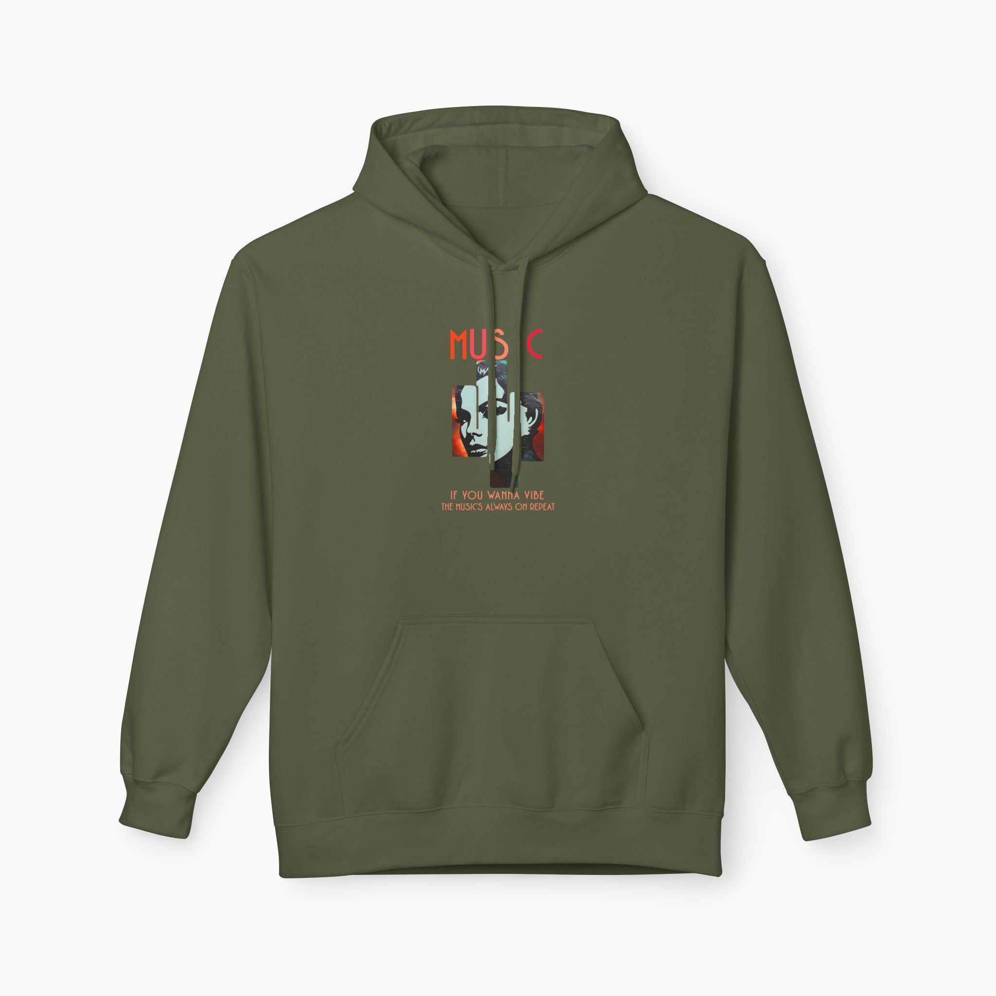 If You Wanna Vibe, The Music's Always On Repeat Unisex Hoodie