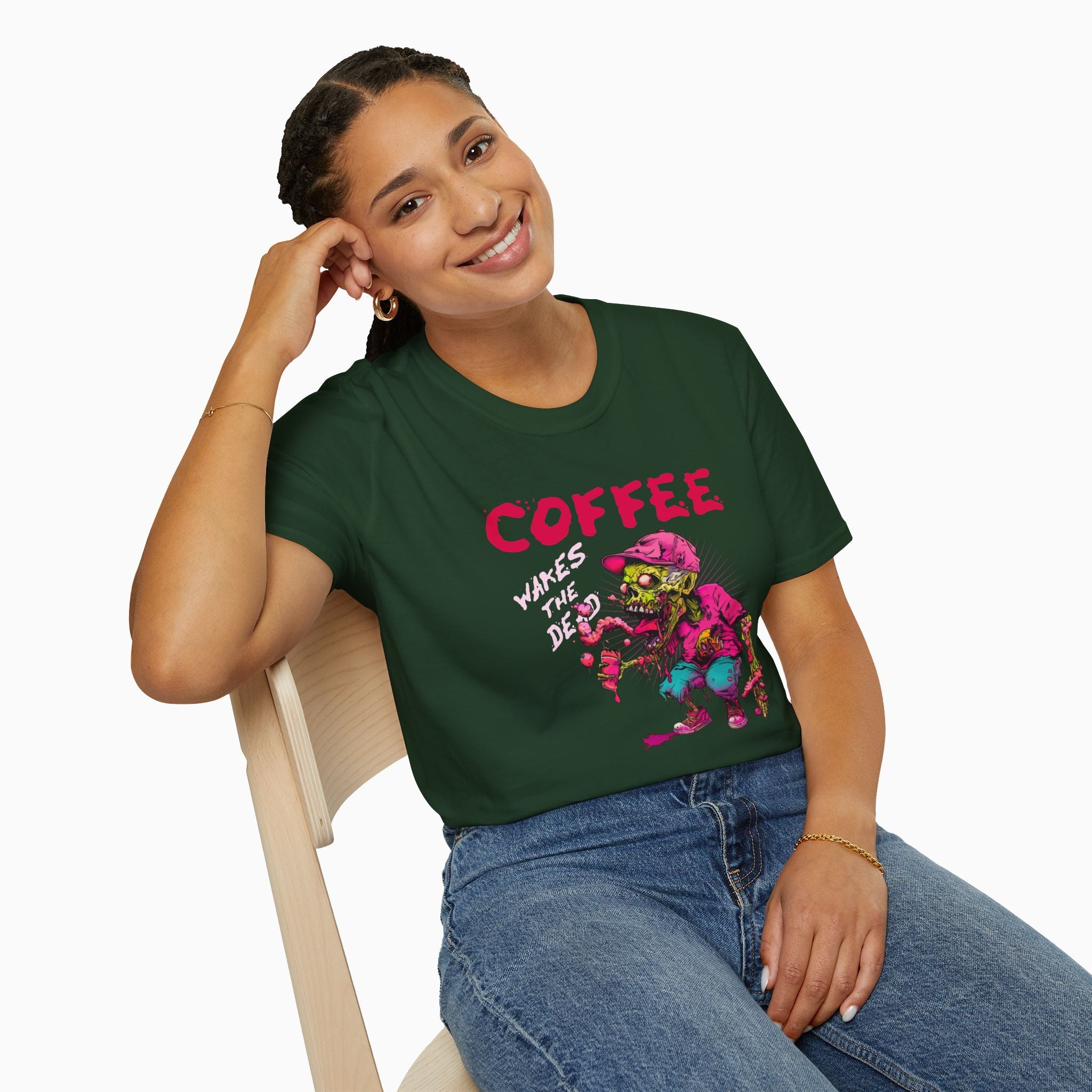 Coffee Wakes The Dead Unisex T-Shirt