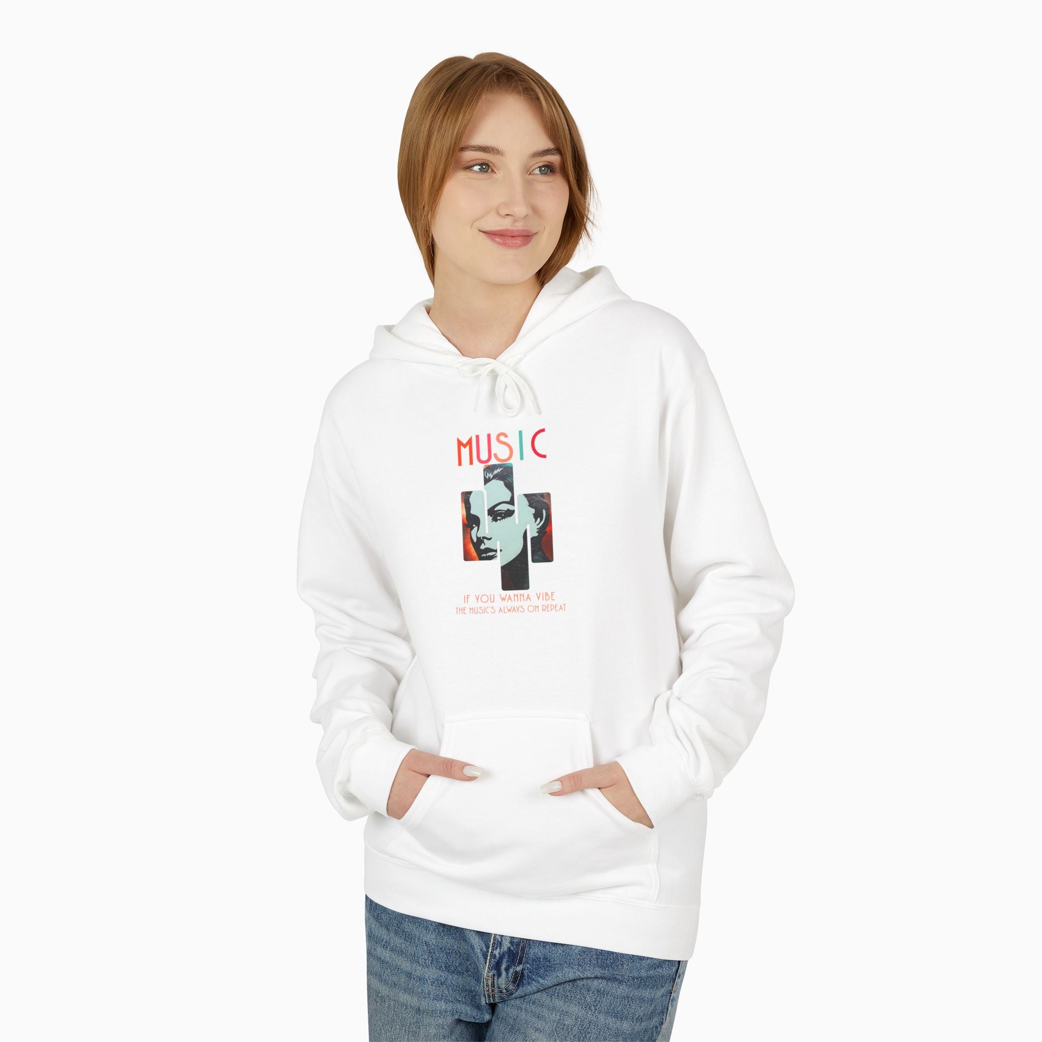 If You Wanna Vibe, The Music's Always On Repeat Unisex Hoodie