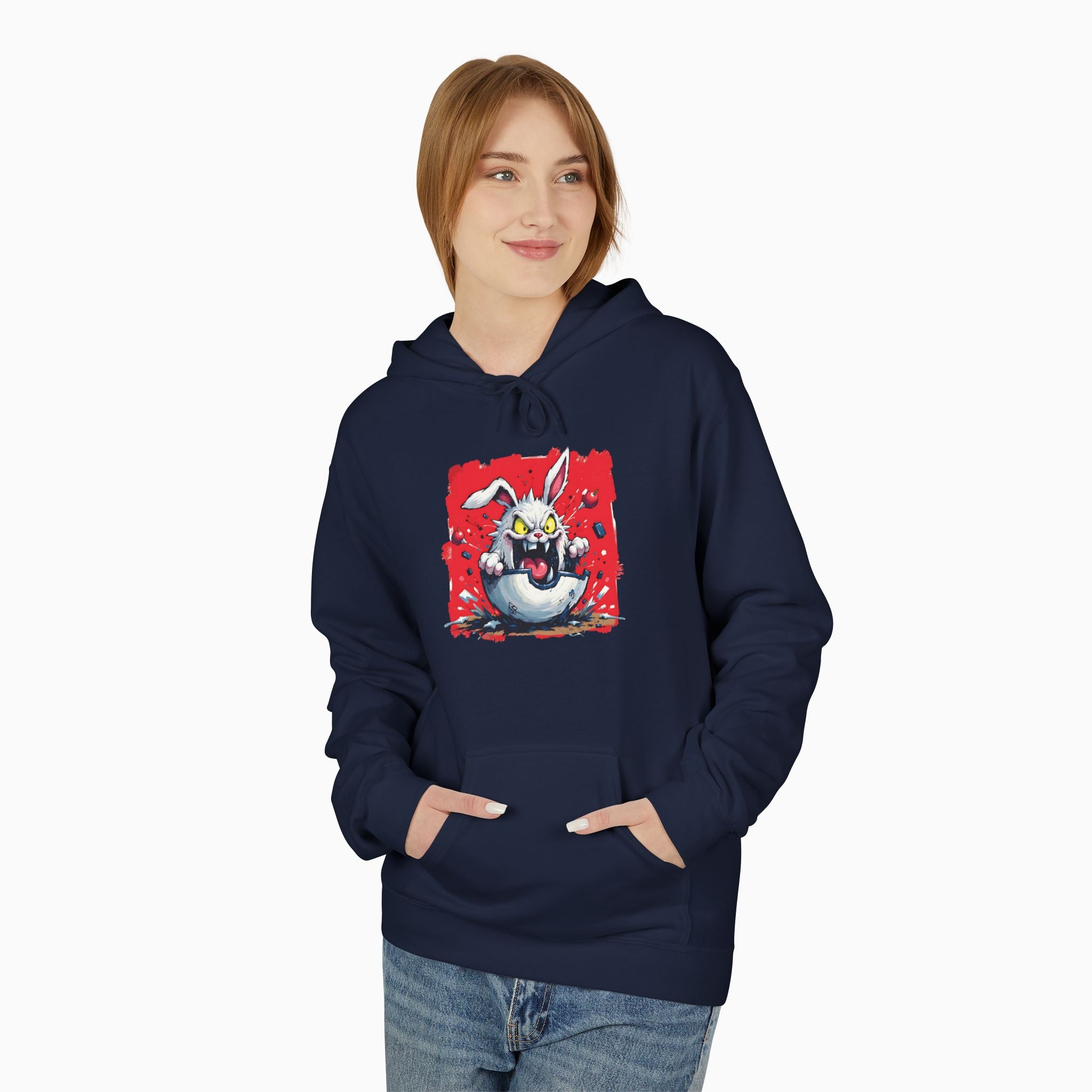 Crazy Rabbit Poké Ball Unisex Hoodie