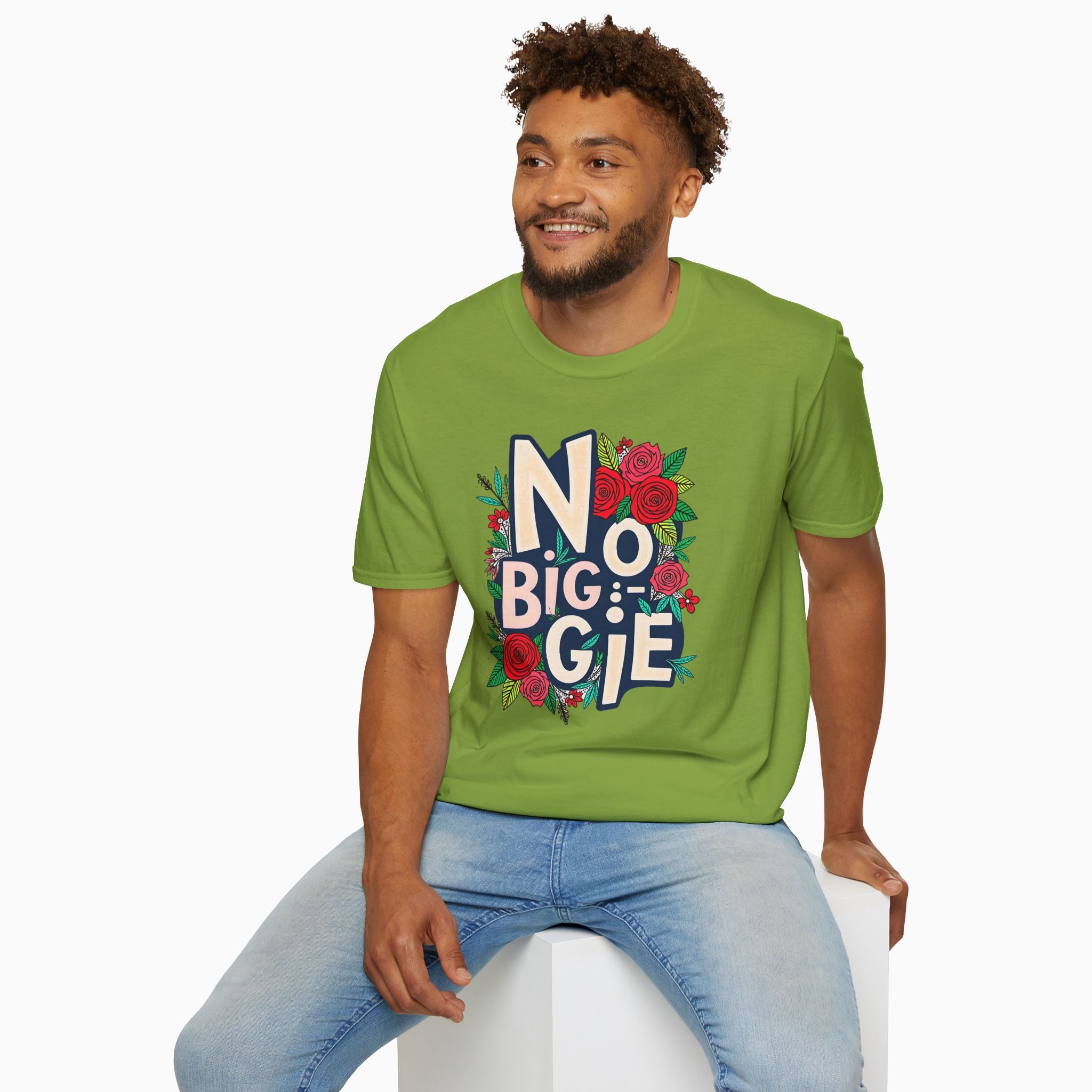 No Biggie With Floral Art  Unisex T-Shirt