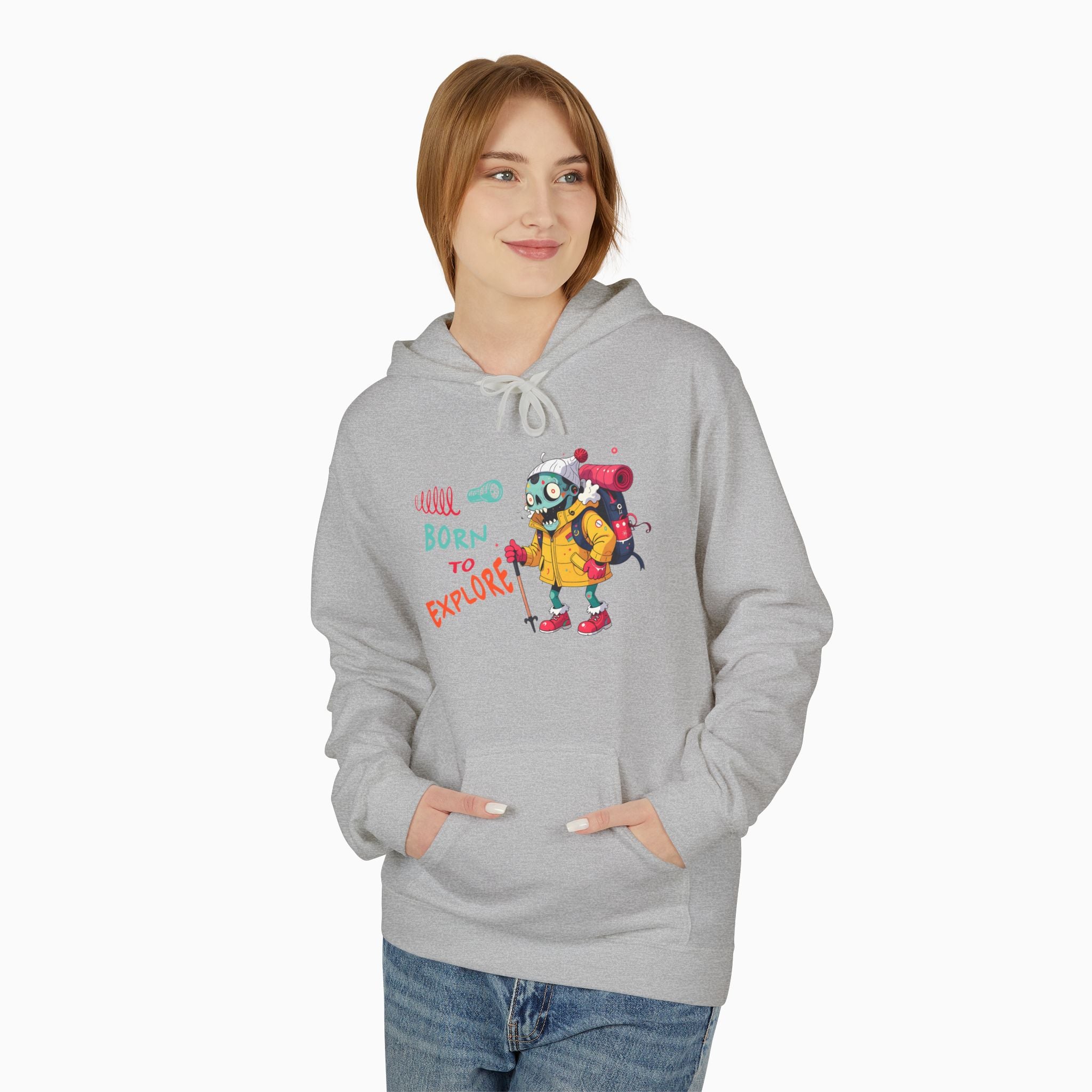 Born To Explore Zombie Unisex Hoodie