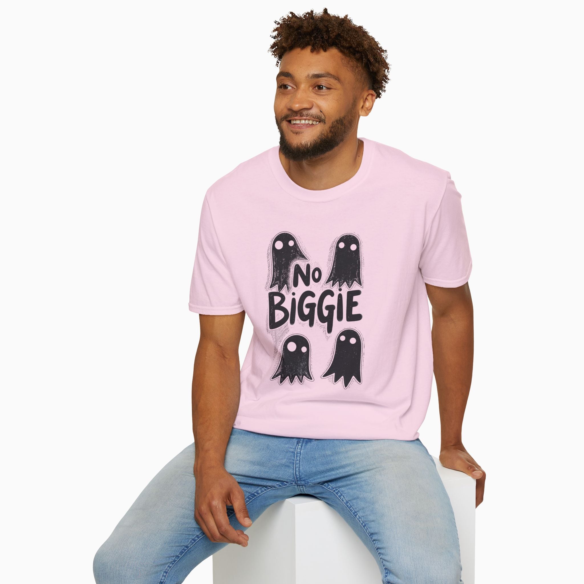 Boo Ghost & No Biggie Unisex T-Shirt