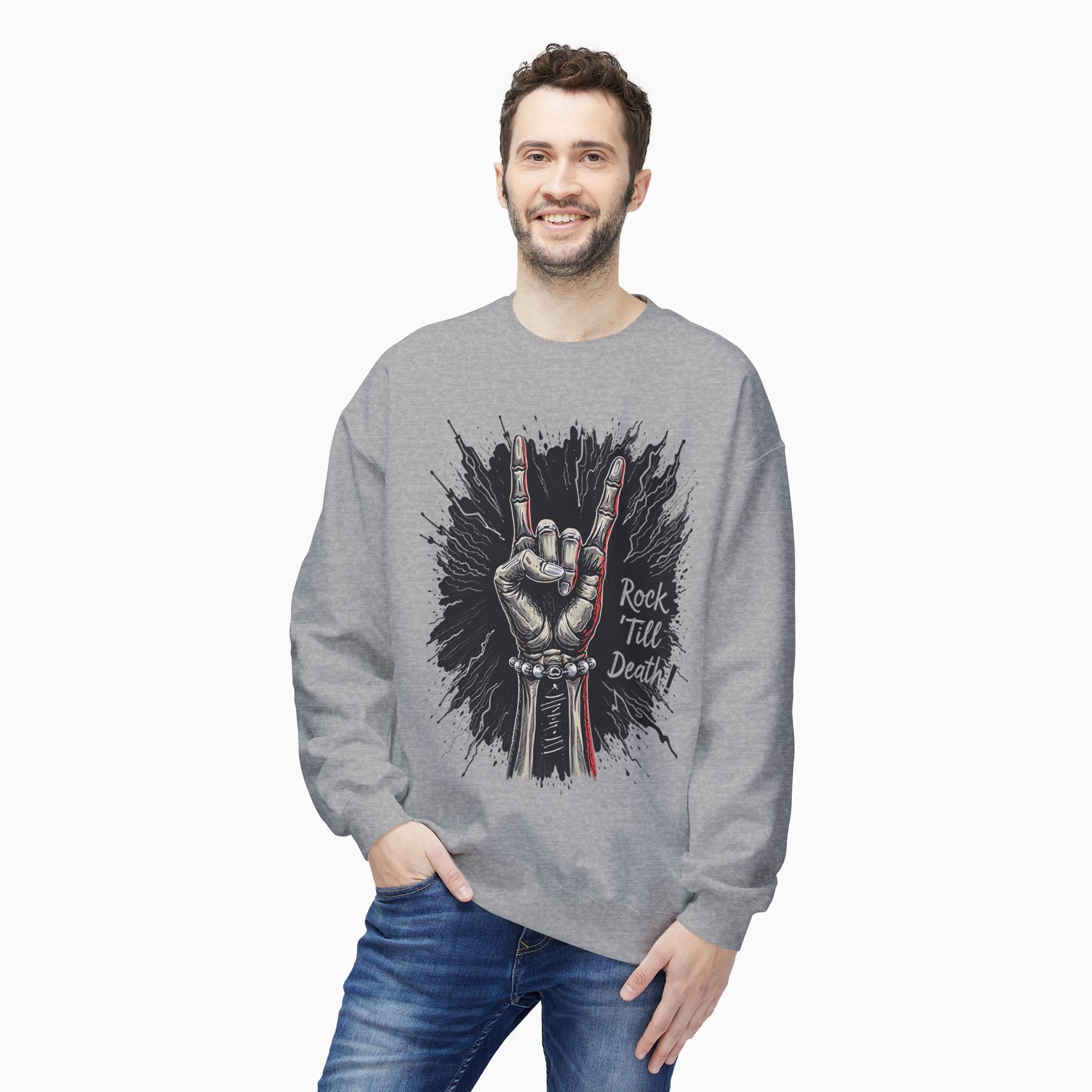 Rock and Roll Till Death Unisex Sweatshirt