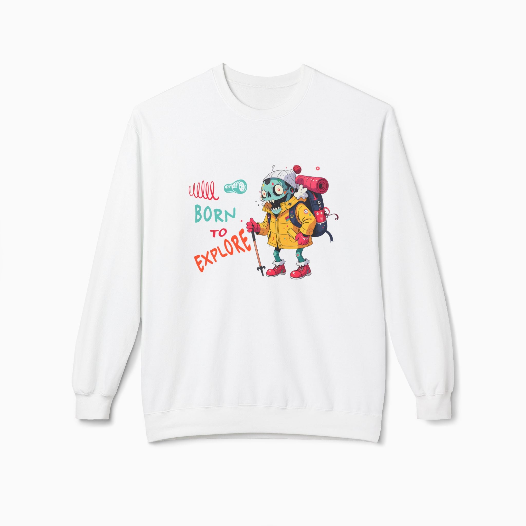 Born To Explore Zombie Unisex Sweatshirt