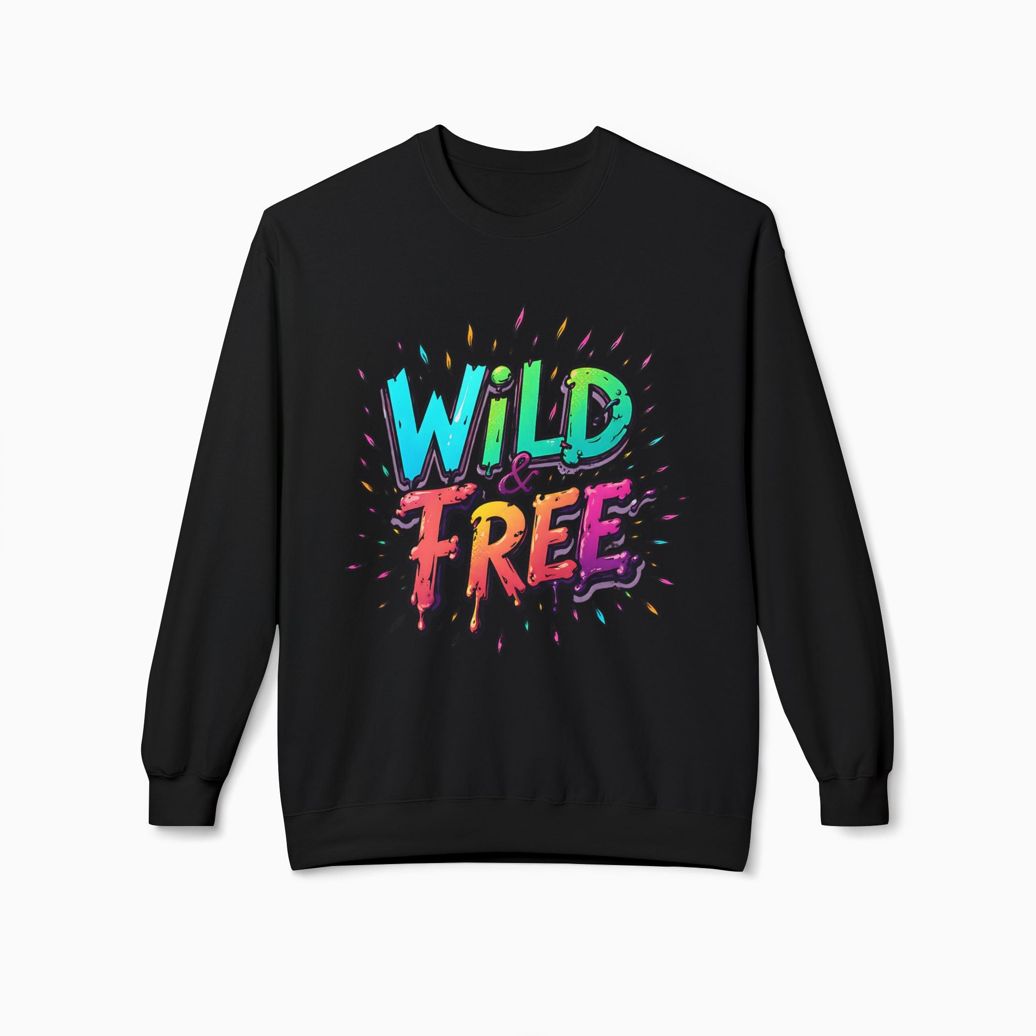 Neon Color Wild Free Unisex Sweatshirt