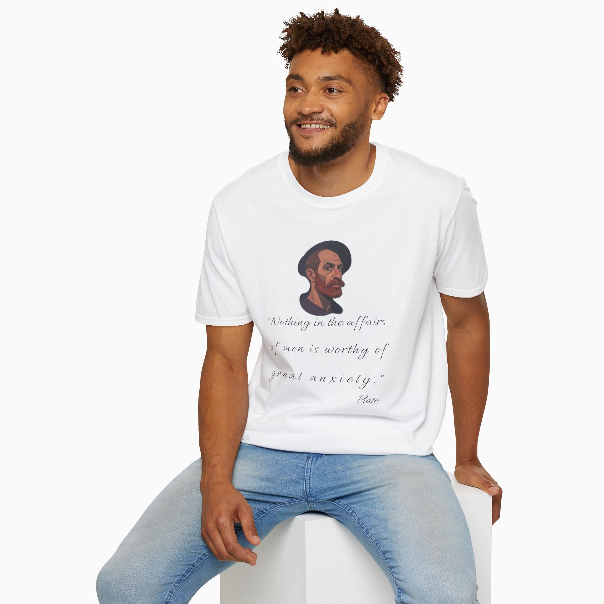 Plato LIfe Advice Unisex T-shirt