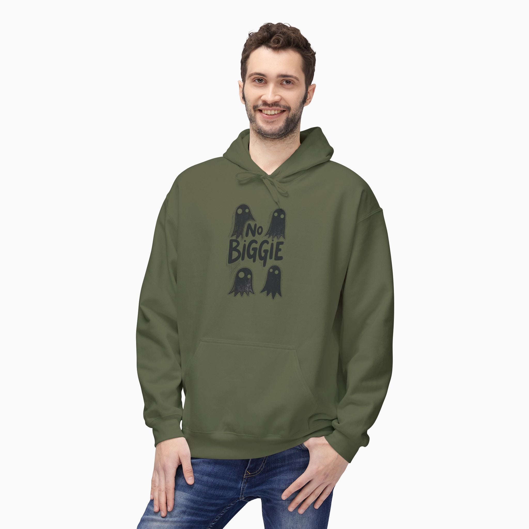 Boo Ghost & No Biggie Unisex Hoodie