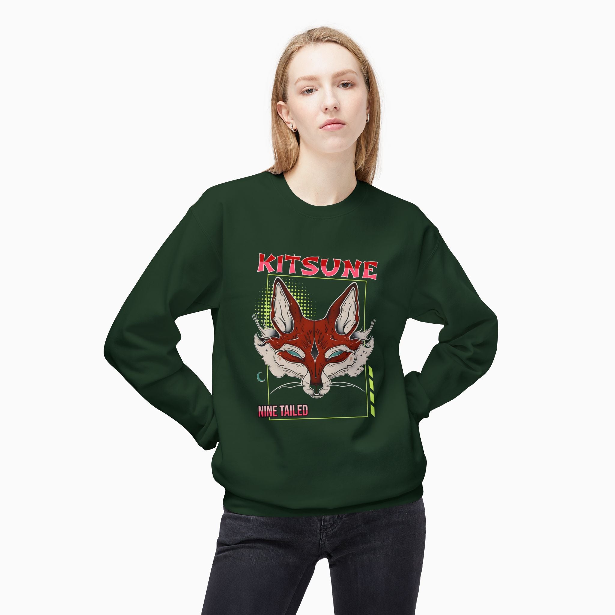 Kitsune Nine Tailed Fox Unisex Sweatshirt