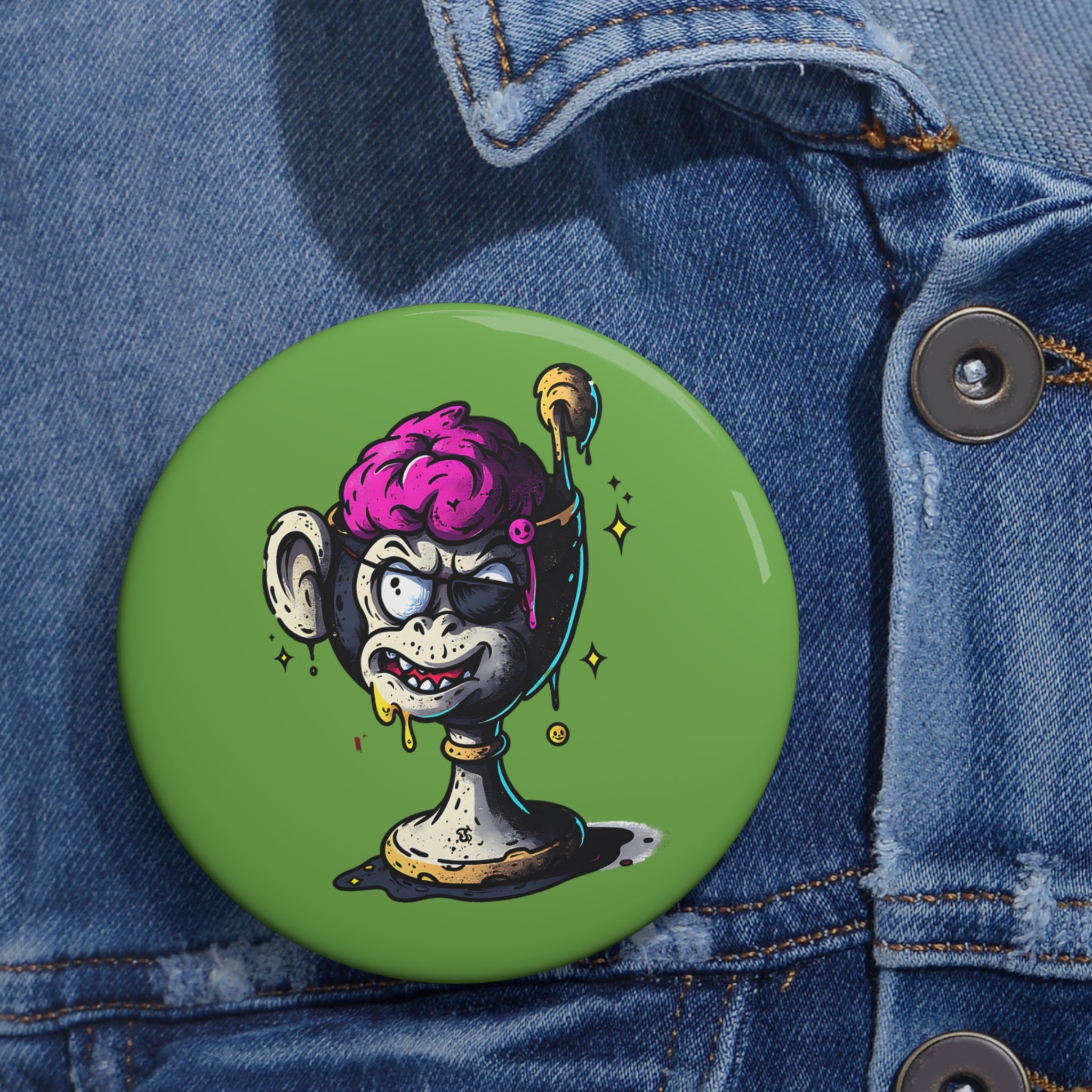 Monkey Mojito Mix Pin