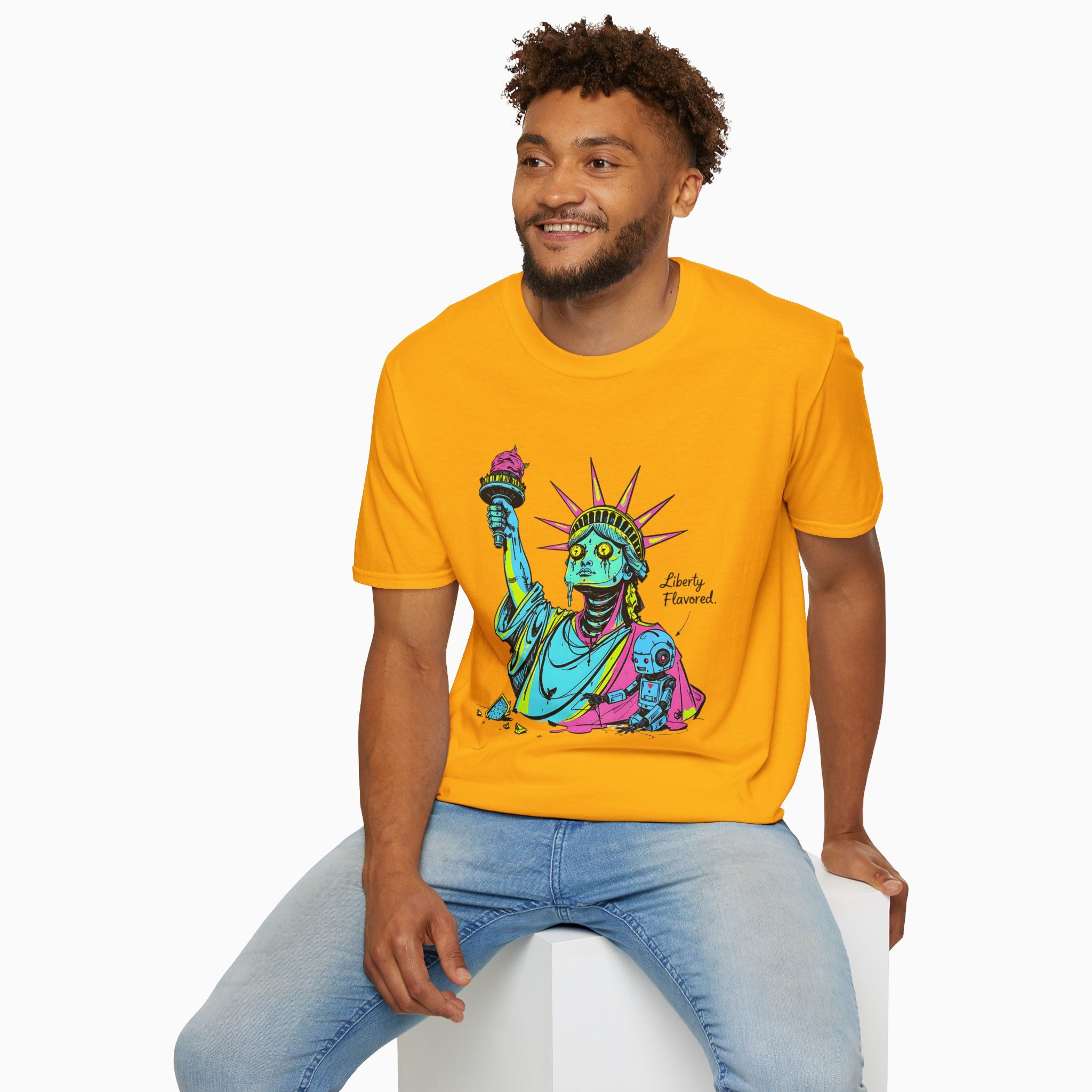 Statute of Liberty Dark Humor Unisex T-Shirt