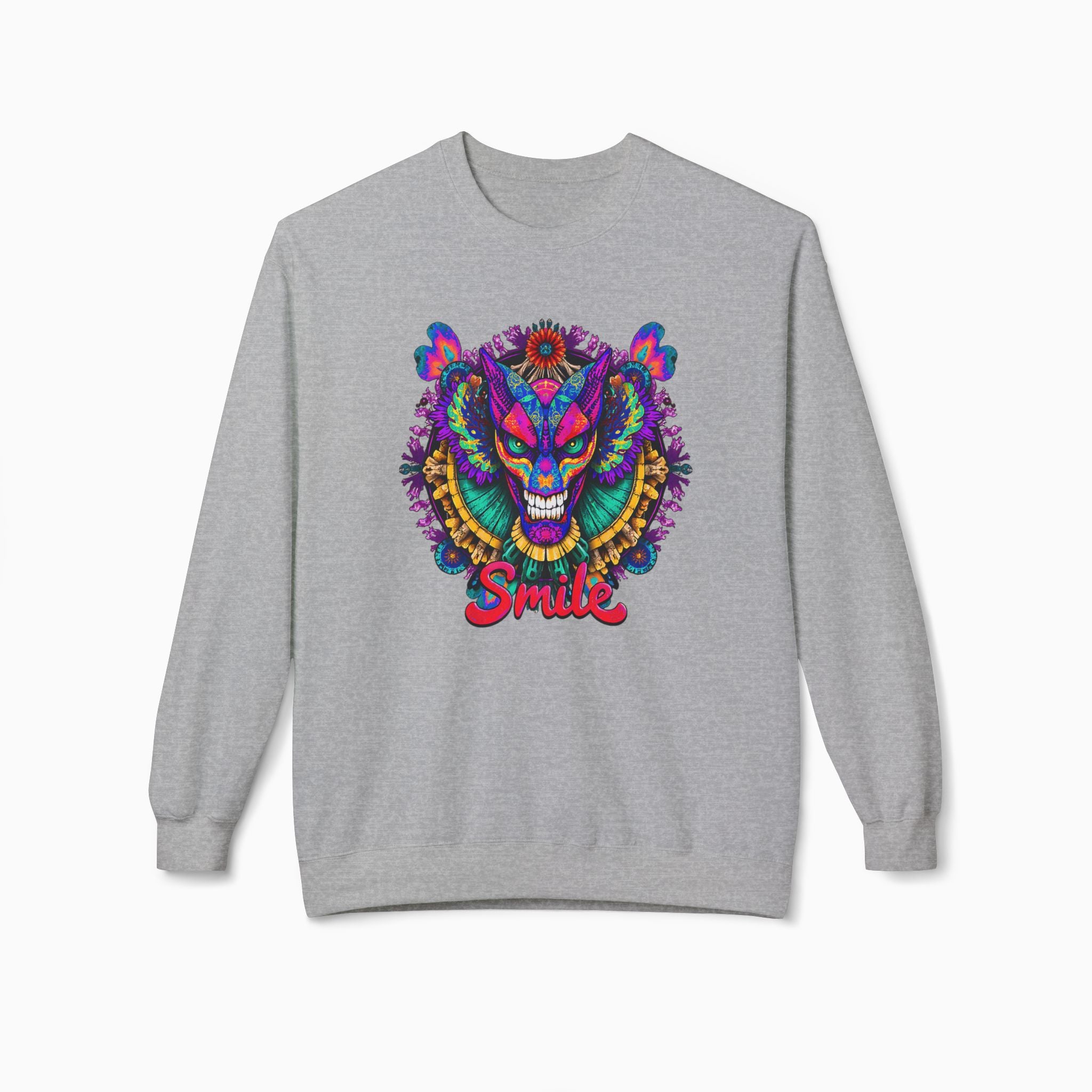 Dragon Smile Pixel Art Unisex Sweatshirt