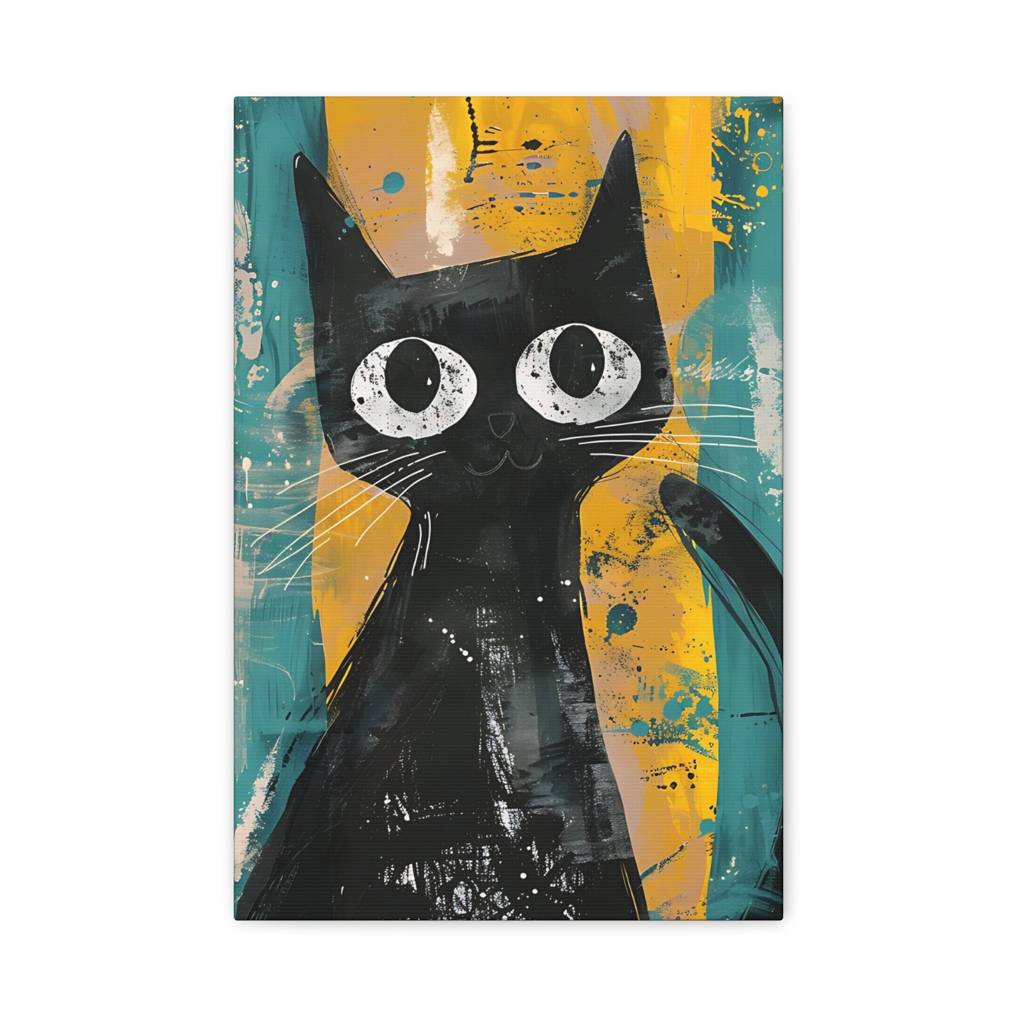 Black Cat Canvas Print