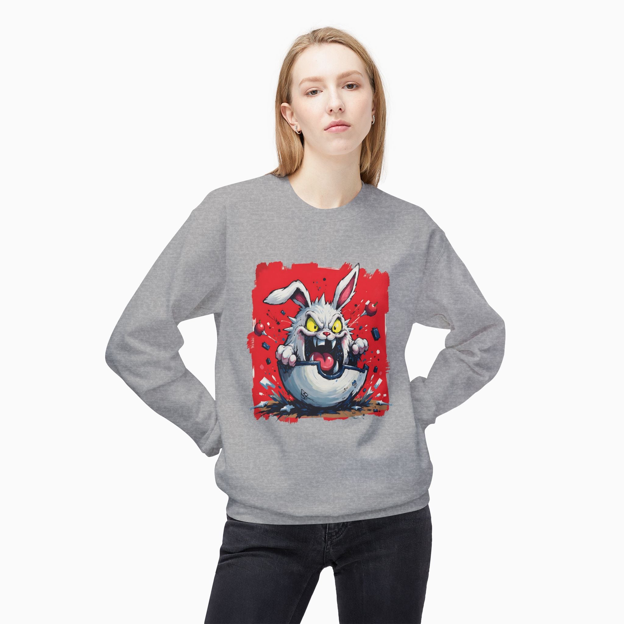 Crazy Rabbit Poké Ball Unisex Sweatshirt