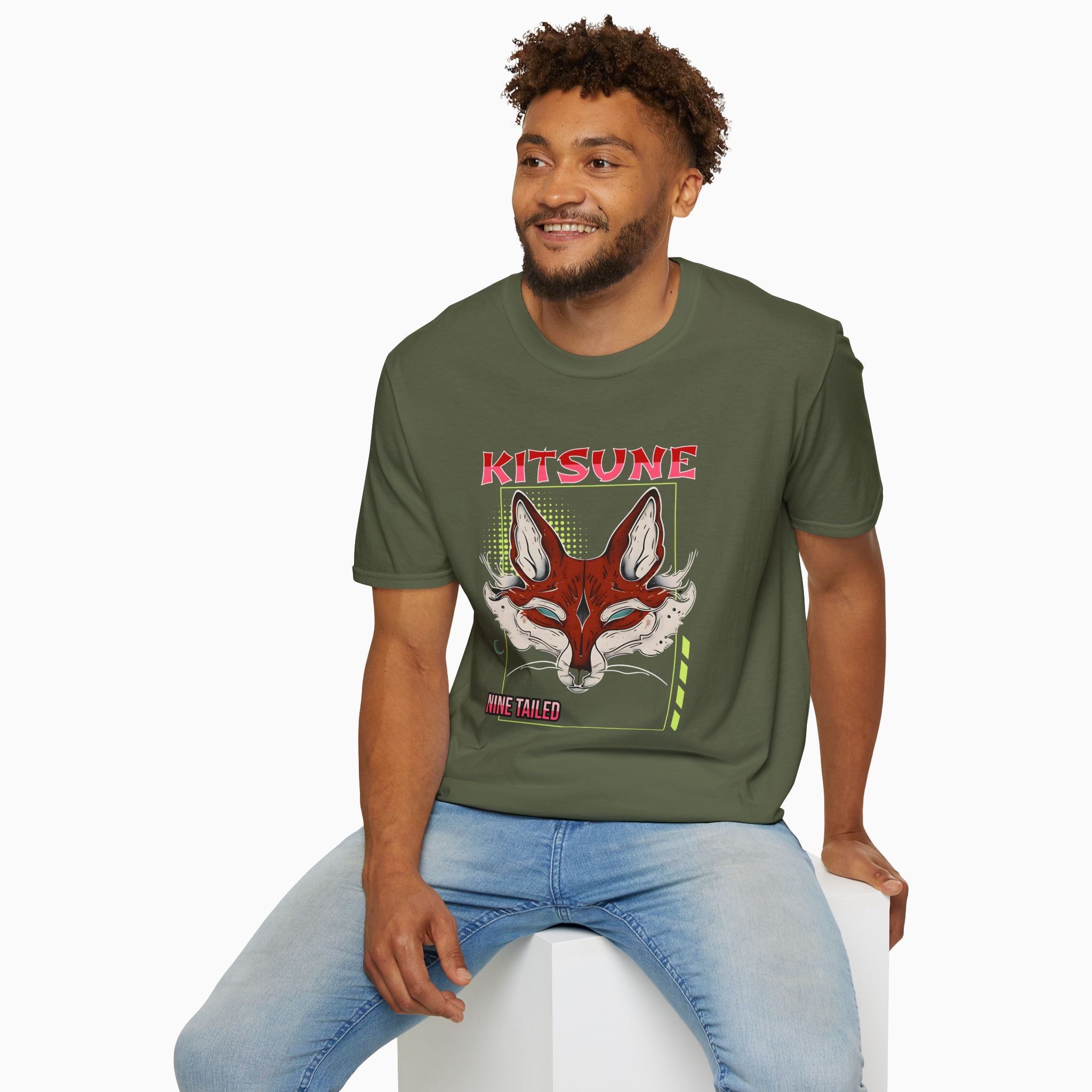 Kitsune Nine Tailed Fox Unisex T-Shirt