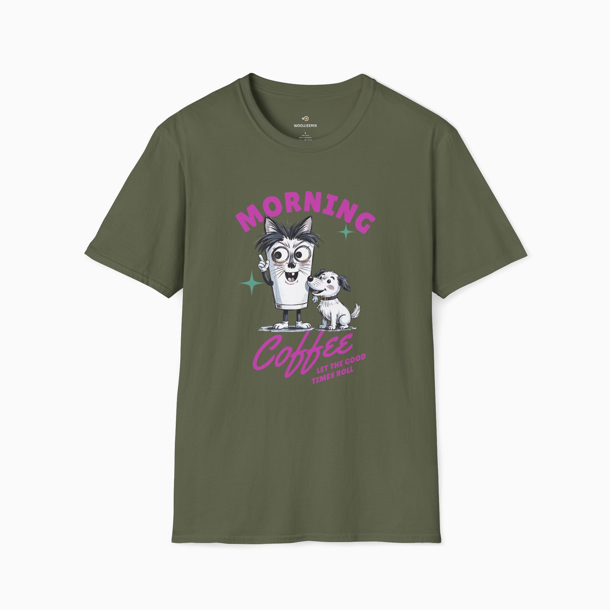 Morning Coffee, Let The Good Times Roll Unisex T-Shirt