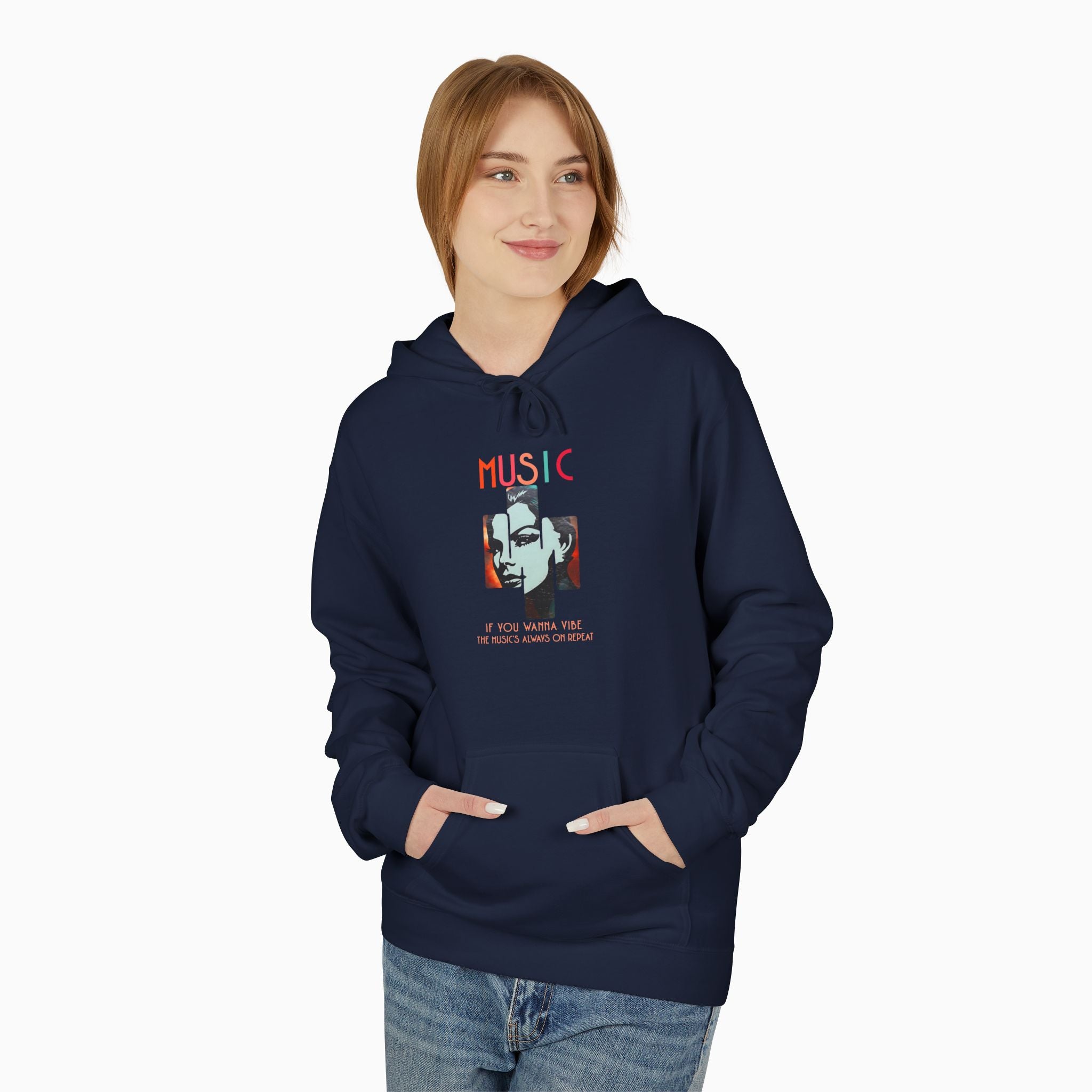 If You Wanna Vibe, The Music's Always On Repeat Unisex Hoodie