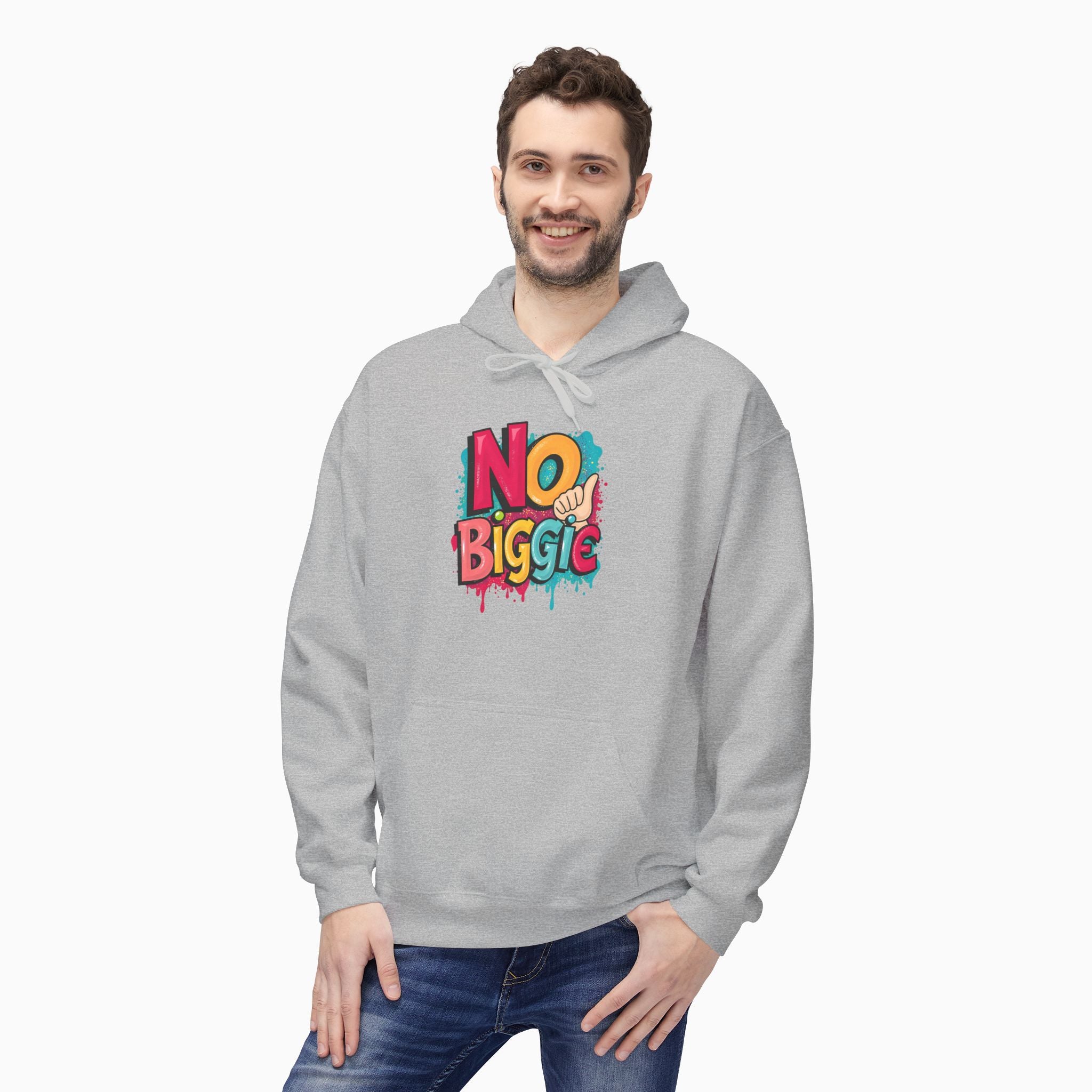 Thumbs Up & No Biggie Unisex Hoodie