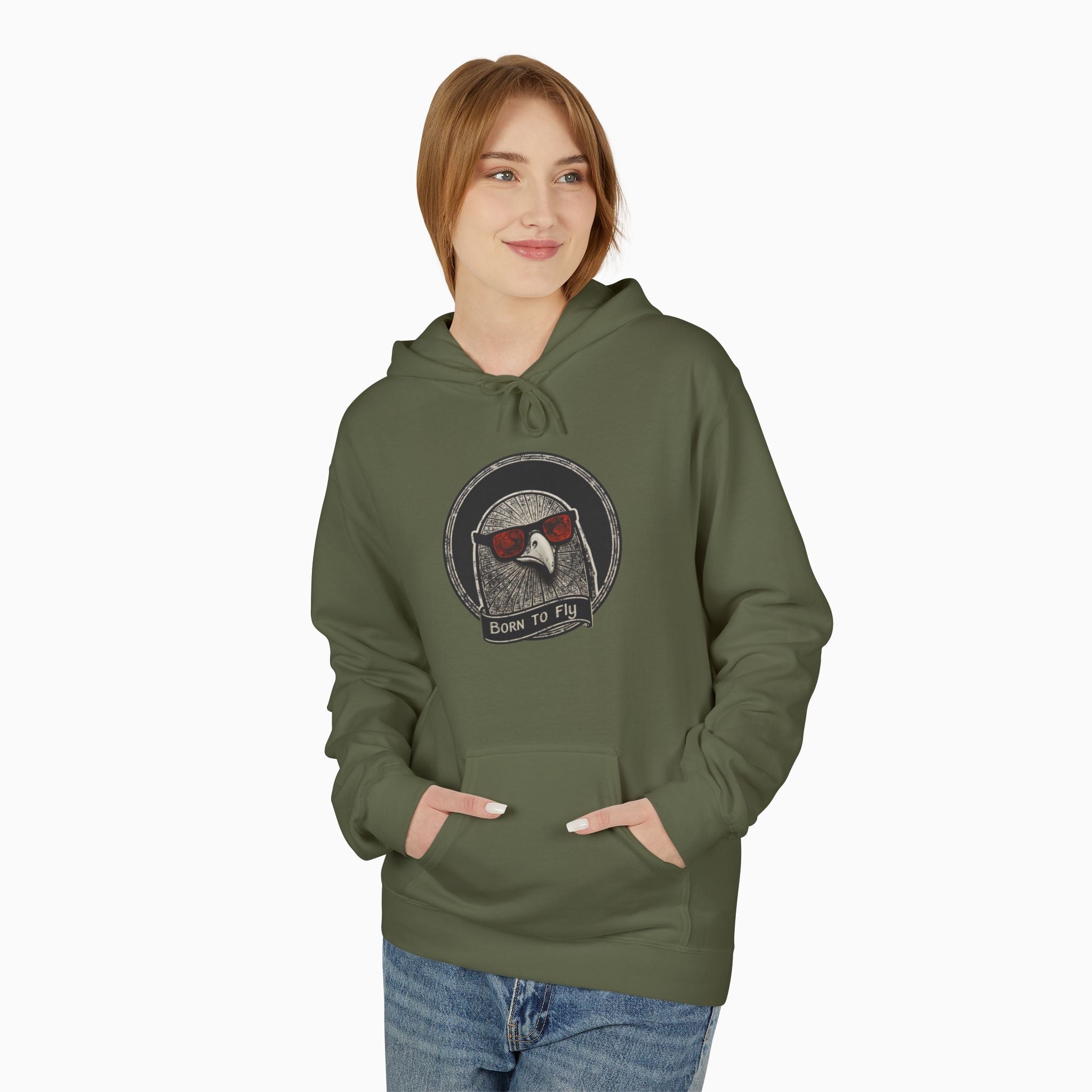 Born To Fly Eagle Unisex Hoodie