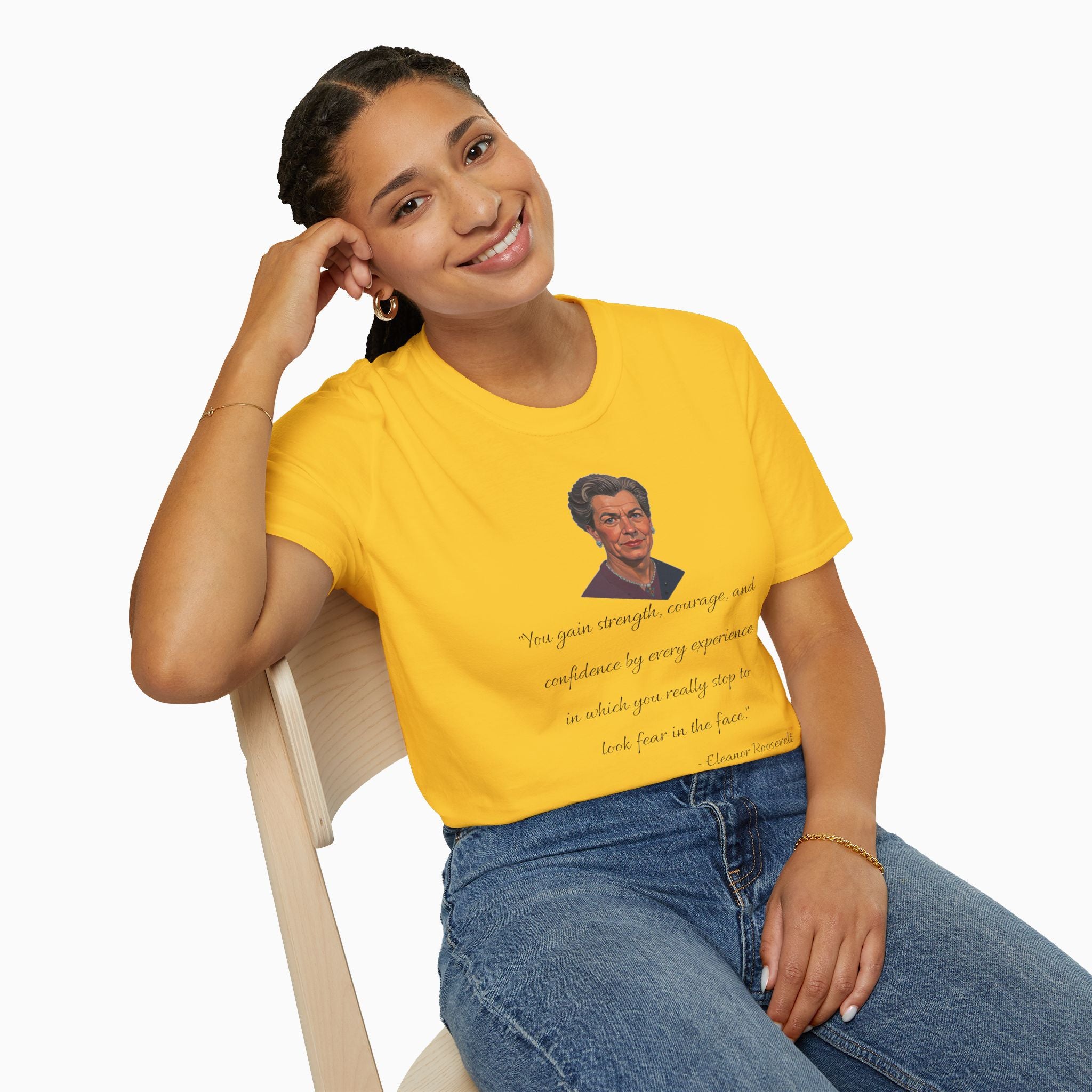 Eleanor Roosevelt Motivation Quote Unisex T-Shirt