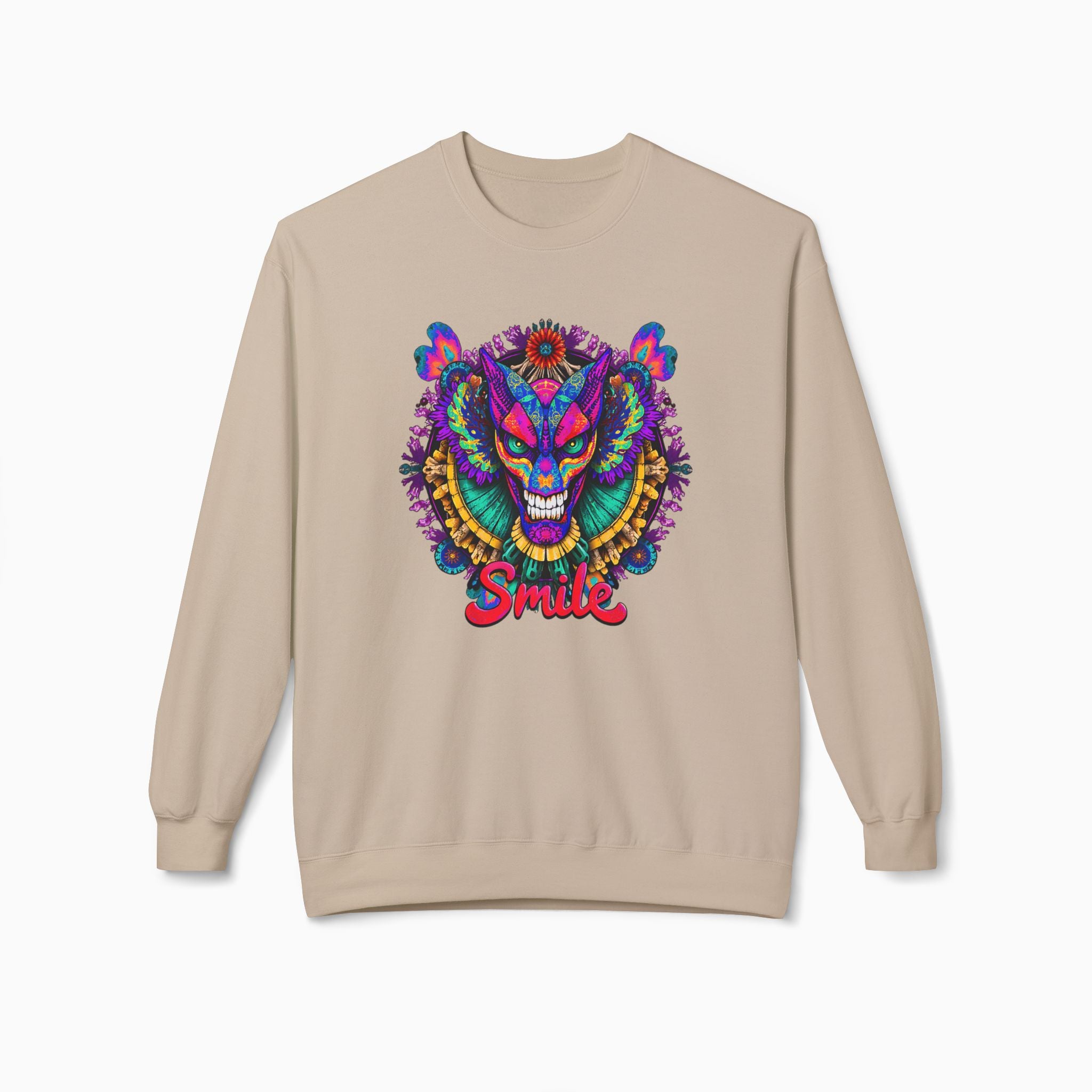 Dragon Smile Pixel Art Unisex Sweatshirt