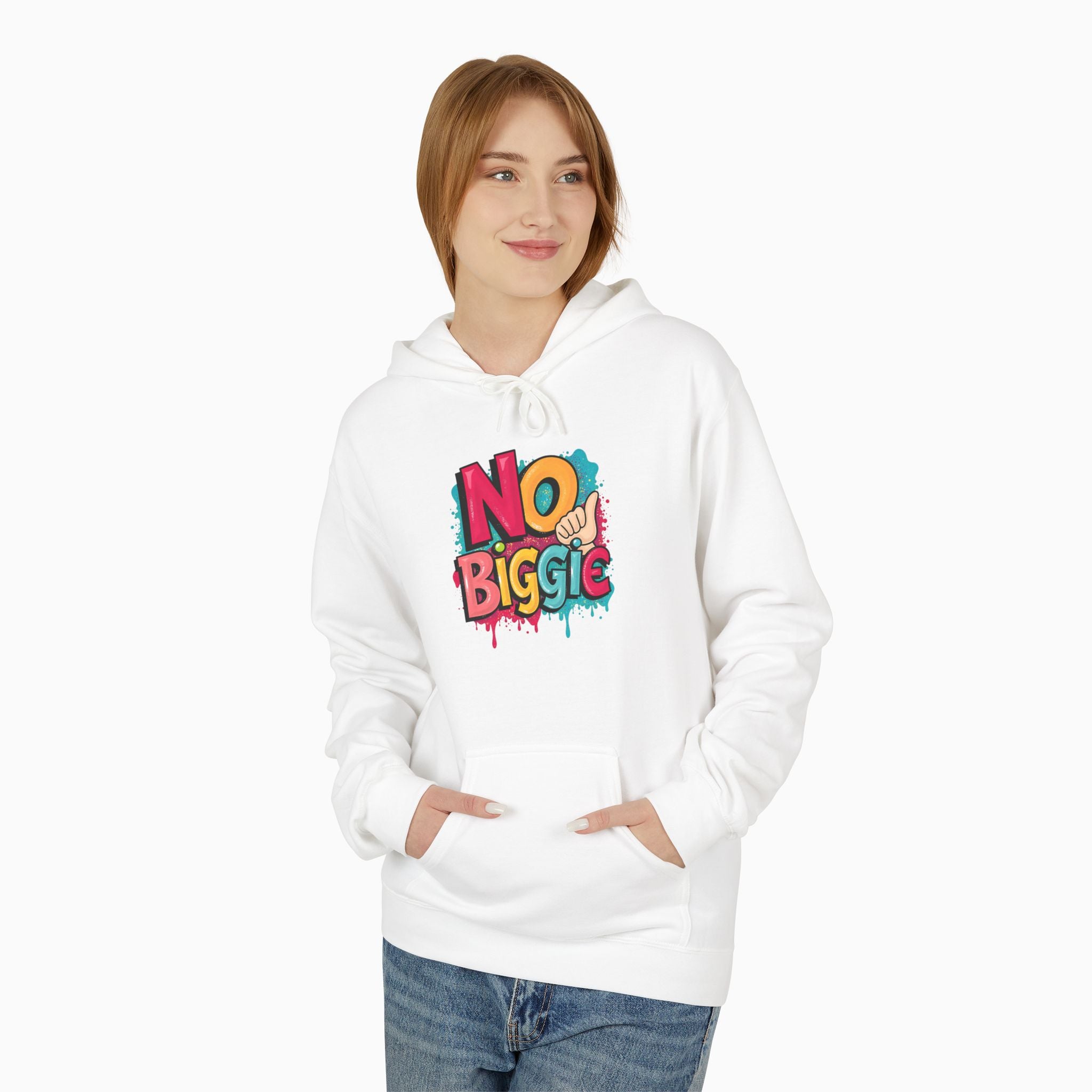 Thumbs Up & No Biggie Unisex Hoodie