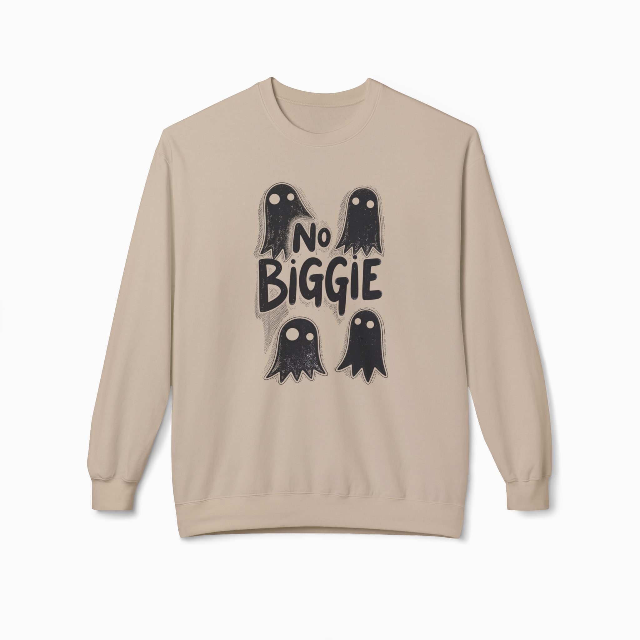 Boo Ghost & No Biggie Unisex Sweatshirt