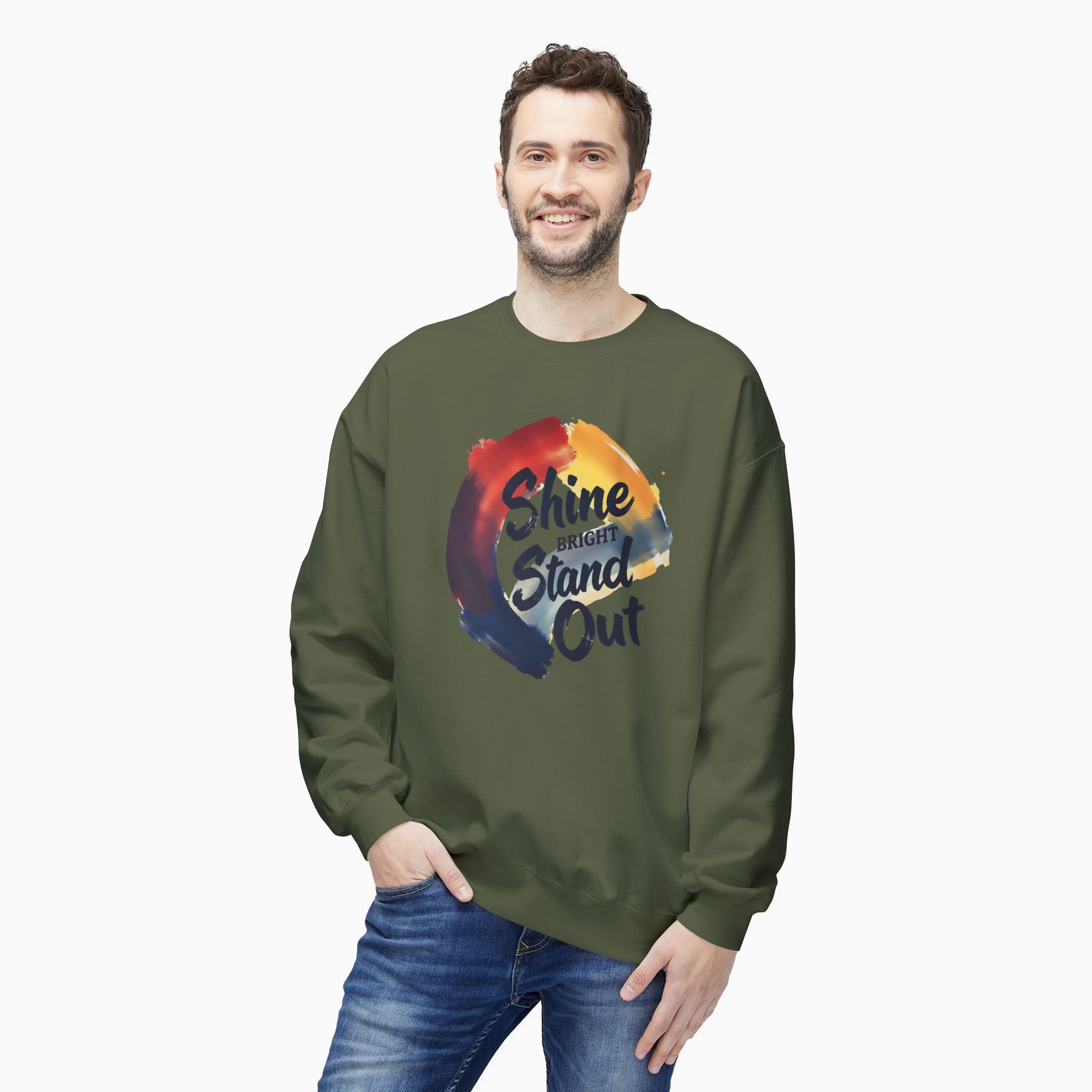 Shine Bright, Stand Out Unisex Sweatshirt