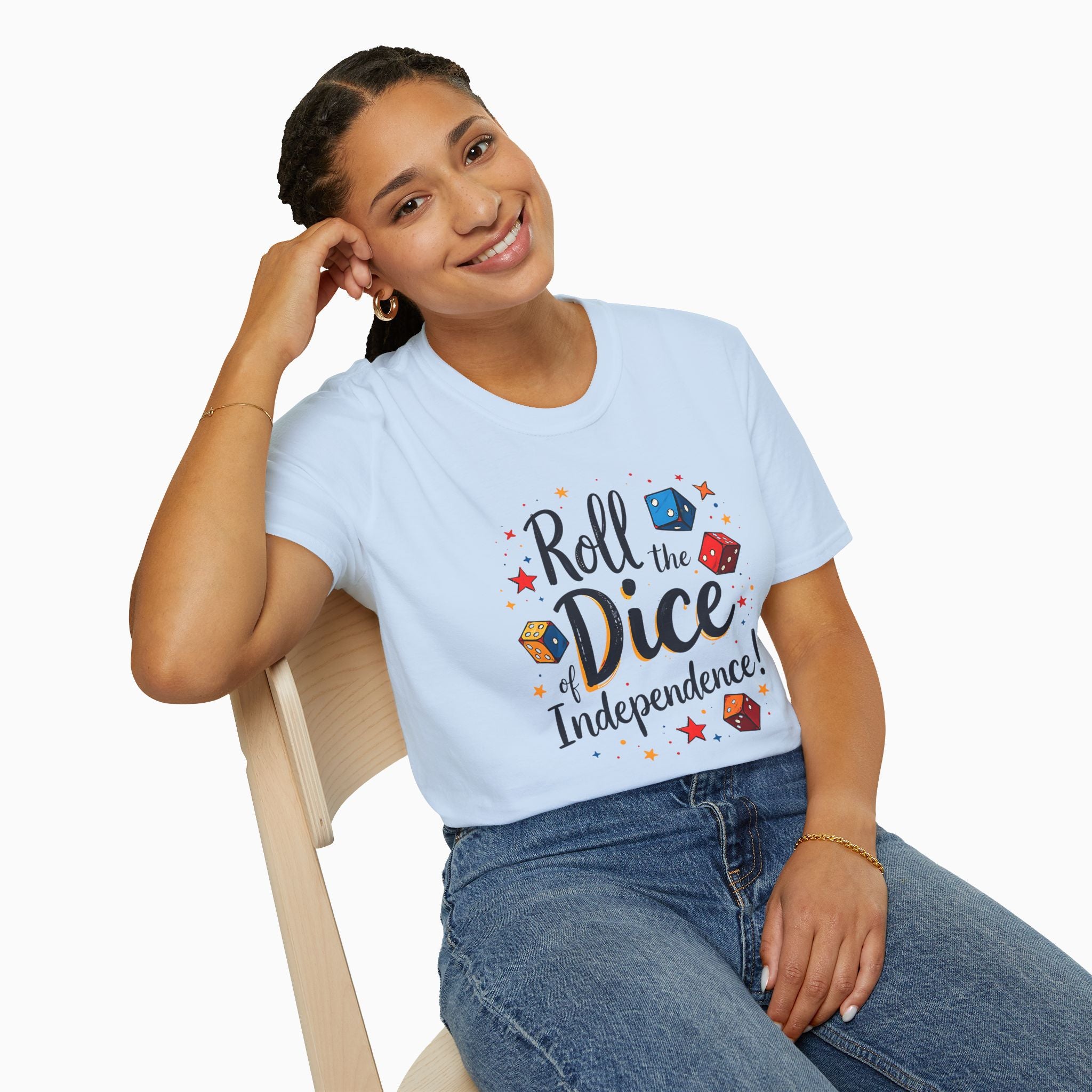 Roll The Dice Of Independence Unisex T-Shirt