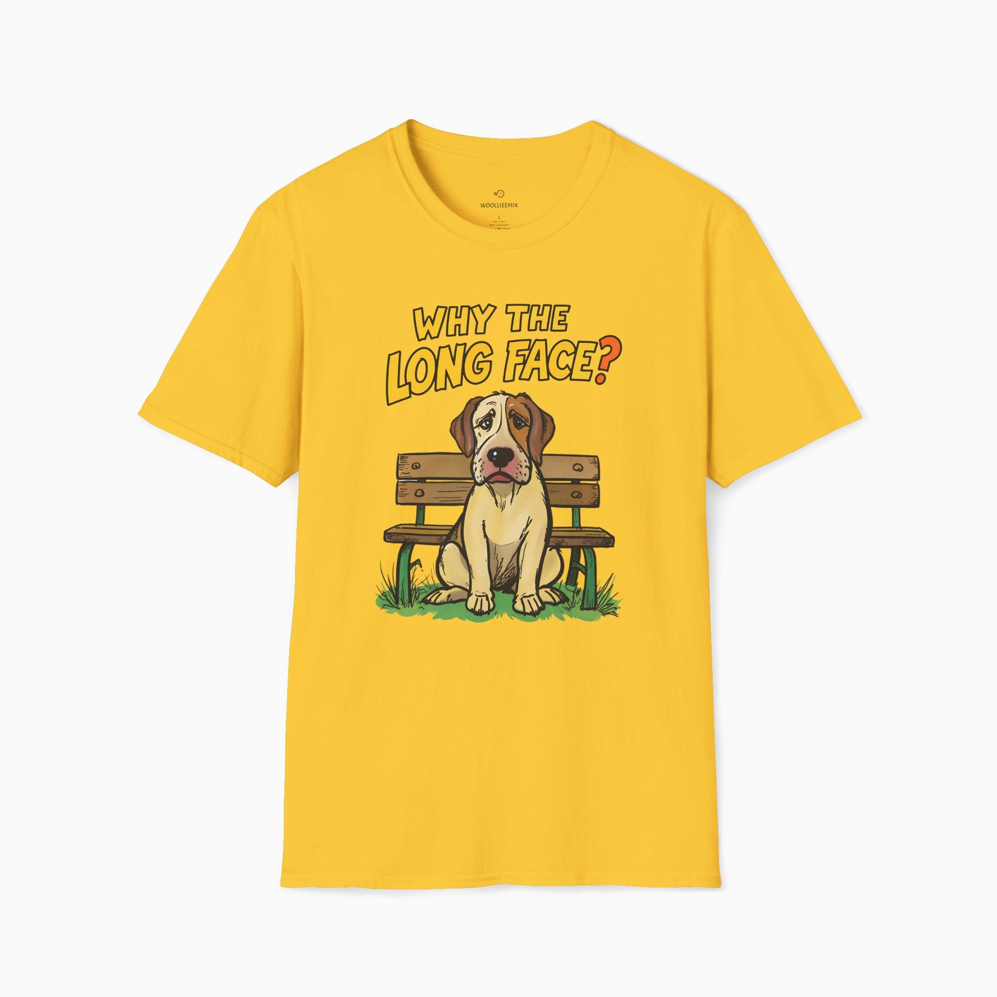 Funny Dog Why the Long Face Unisex T-Shirt