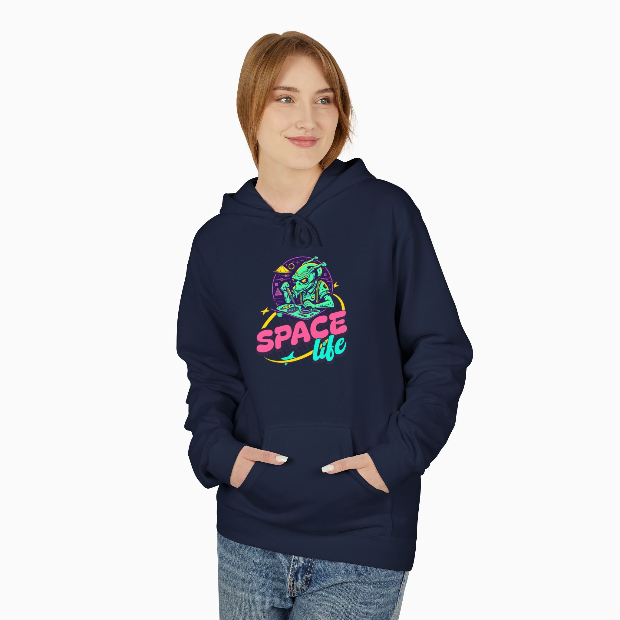 Alien Space Life Unisex Hoodie