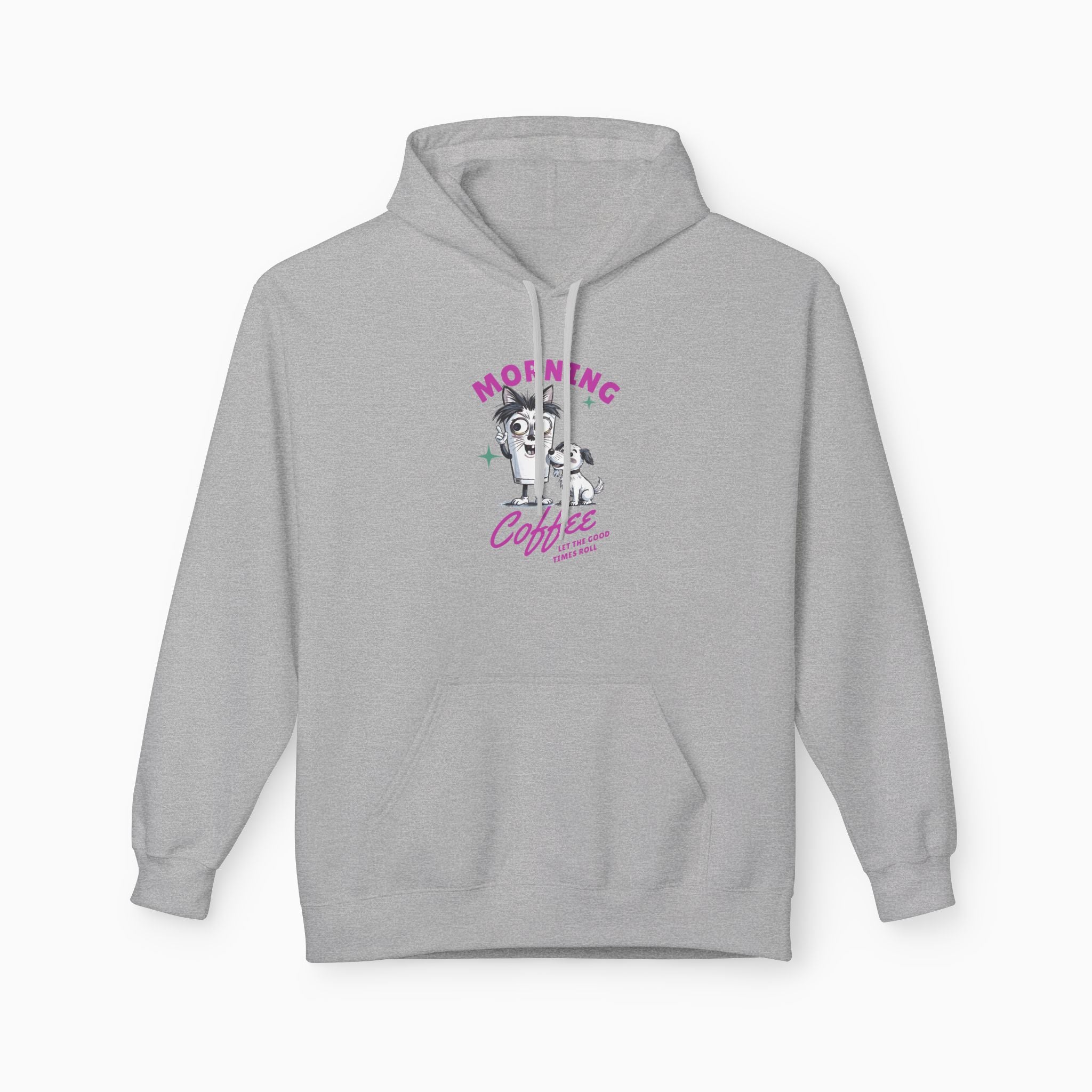 Morning Coffee, Let The Good Times Roll Unisex Hoodie