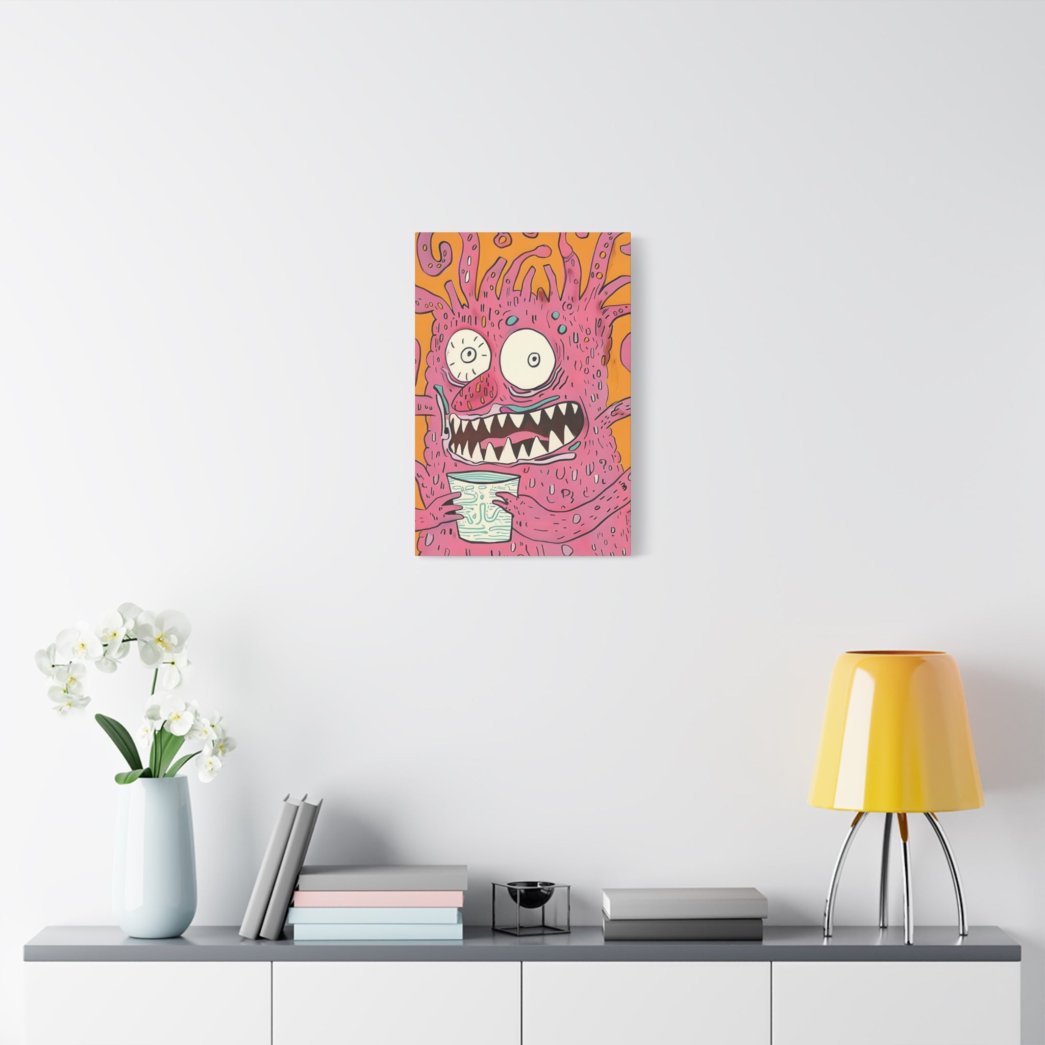 Labor Day Monster Canvas Print