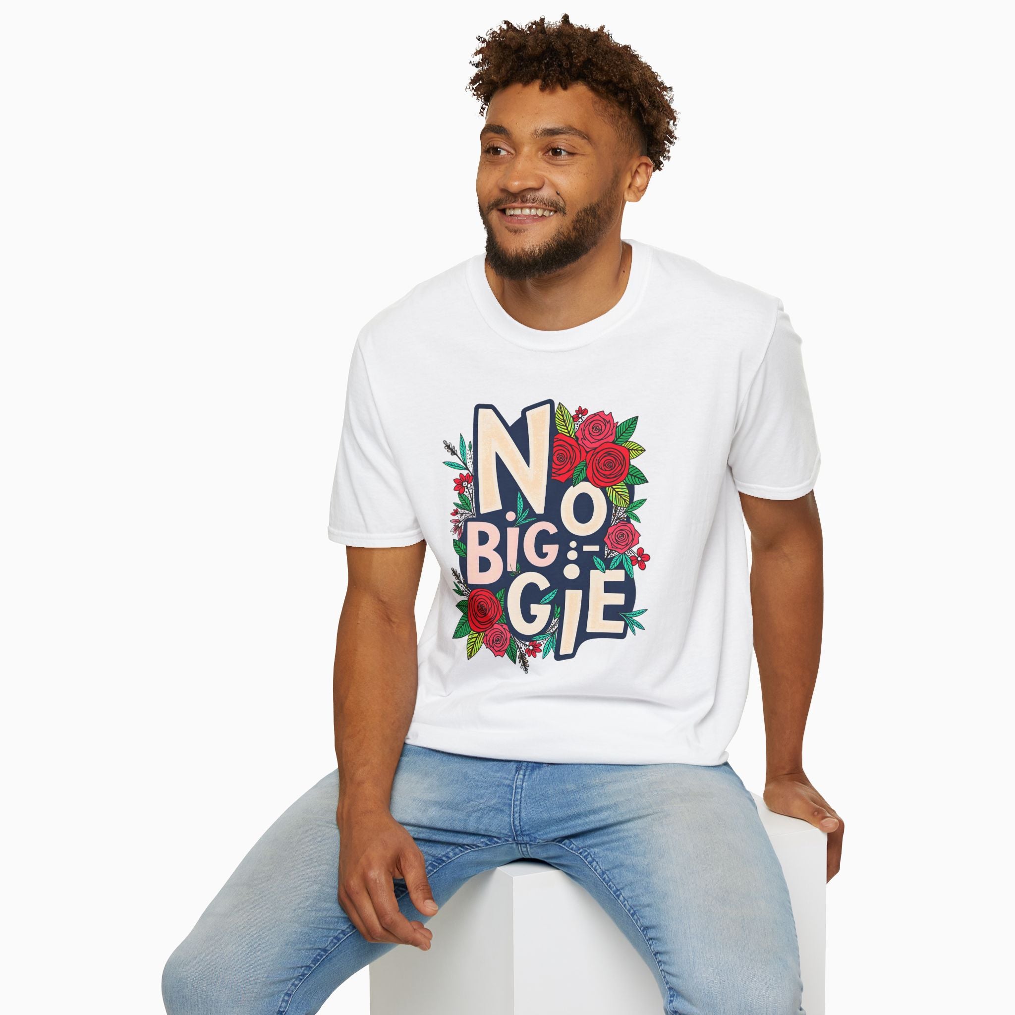 No Biggie With Floral Art  Unisex T-Shirt