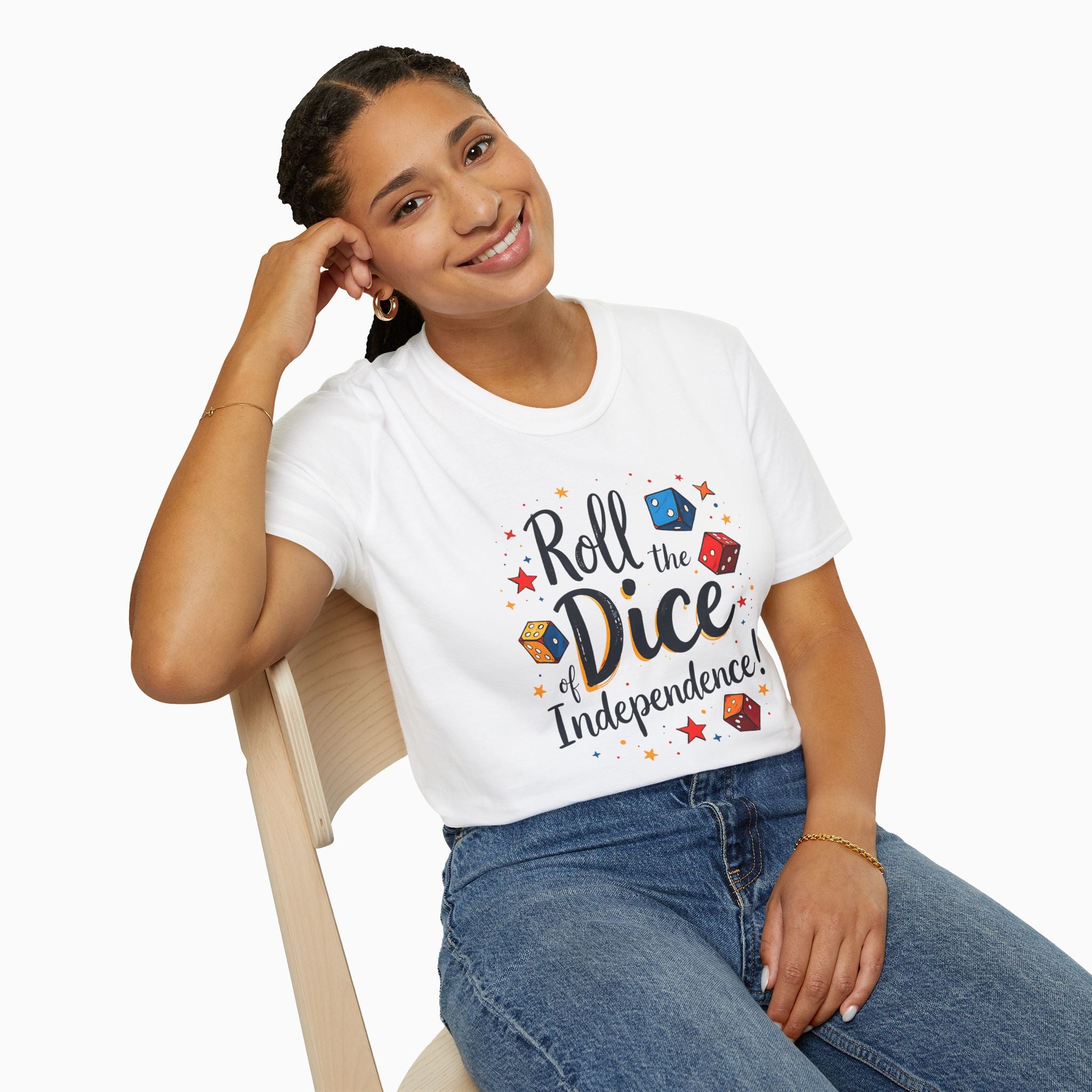 Roll The Dice Of Independence Unisex T-Shirt