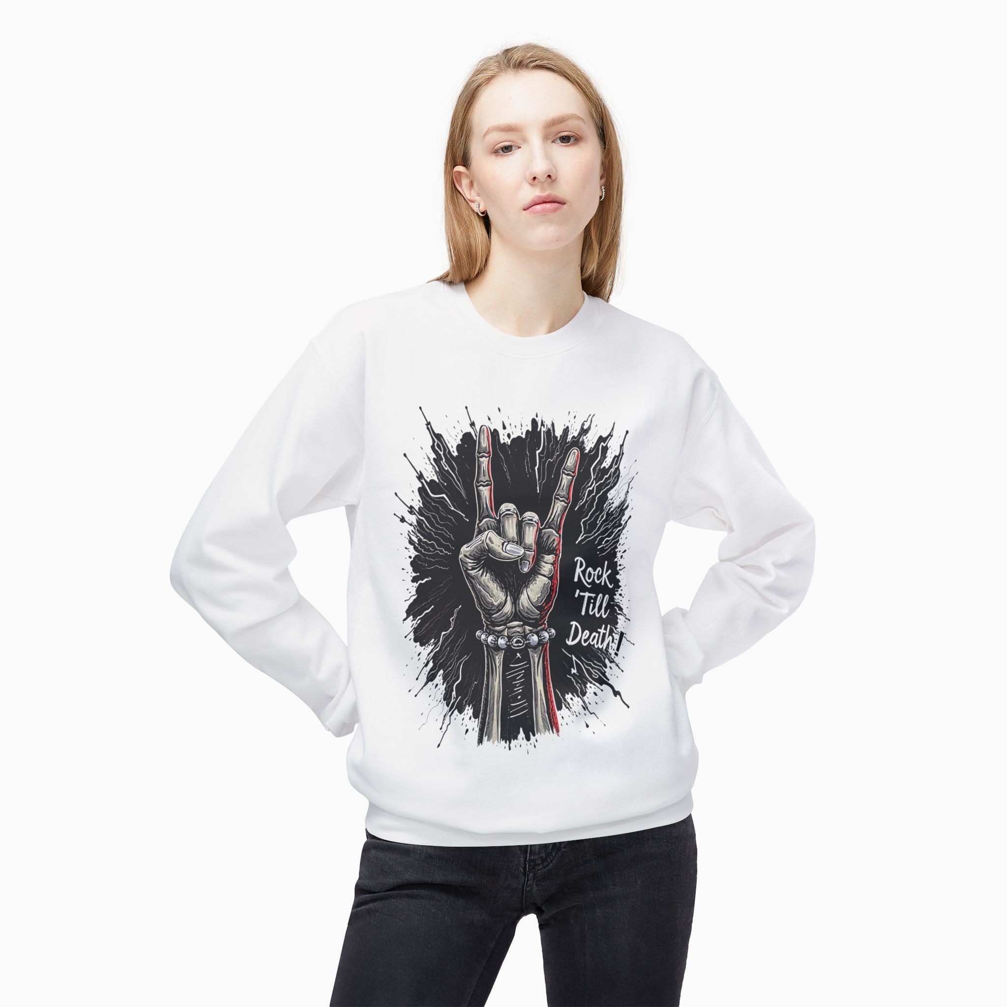 Rock and Roll Till Death Unisex Sweatshirt