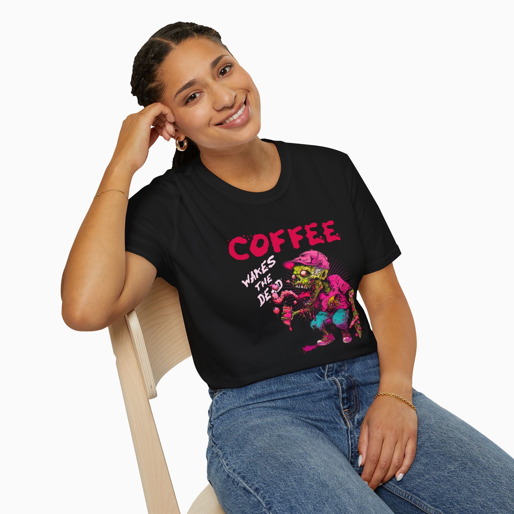 Coffee Wakes The Dead Unisex T-Shirt