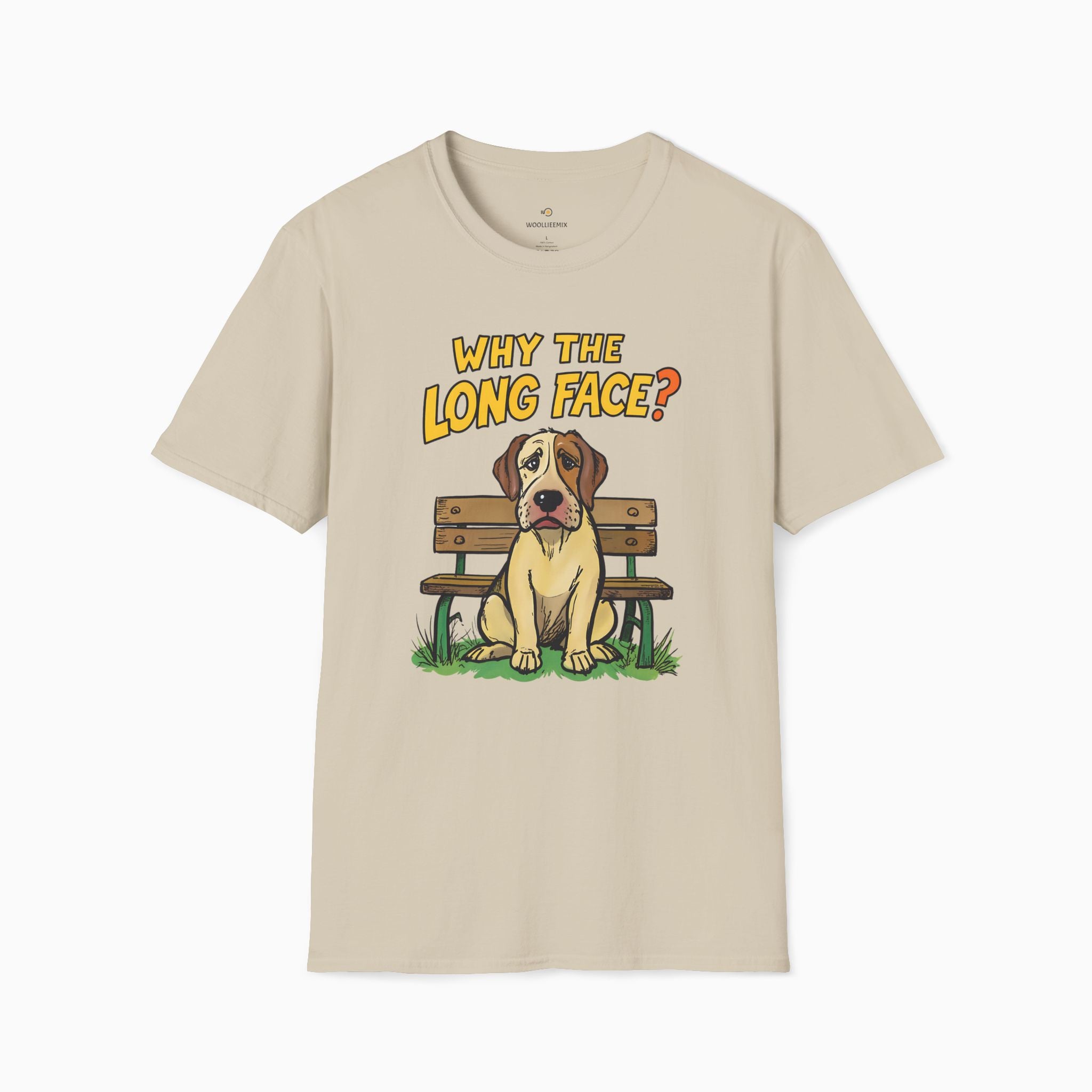 Funny Dog Why the Long Face Unisex T-Shirt