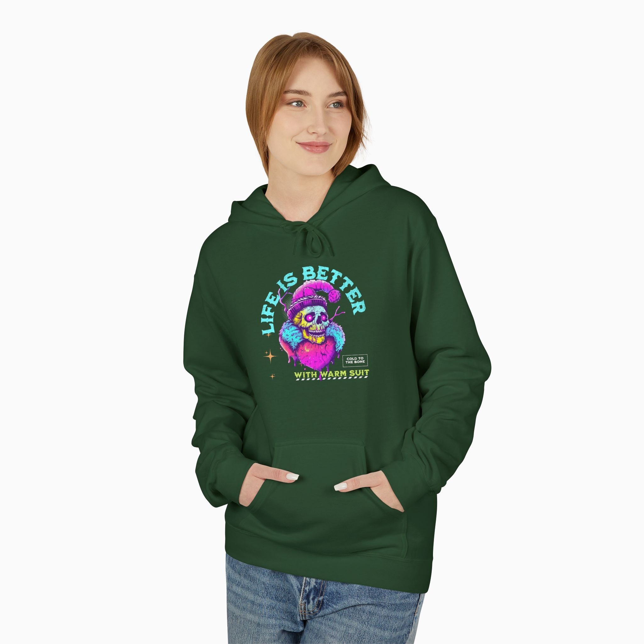 Life Is Better With Warm Suit Unisex Hoodie