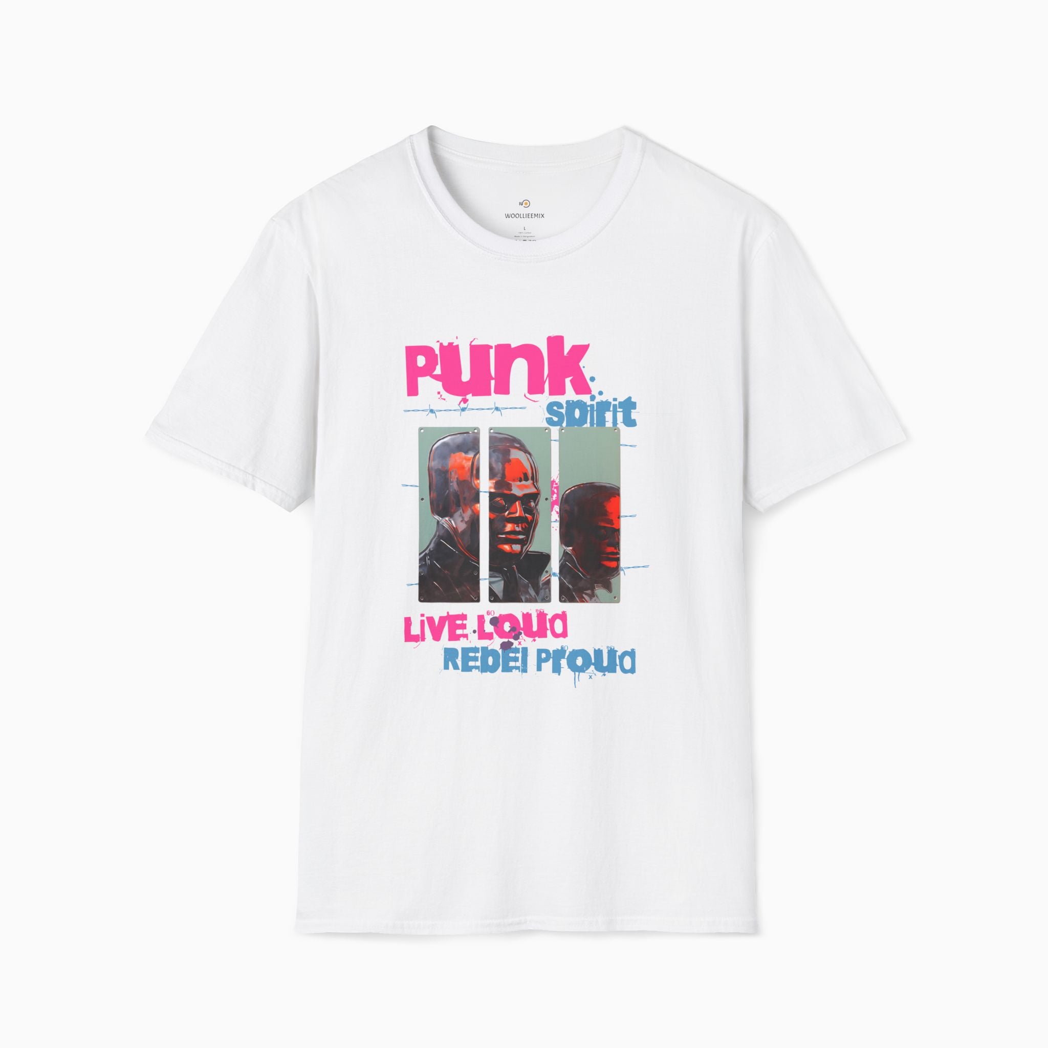 Punk Spirit, Live Loud, Rebel Proud Unisex T-Shirt