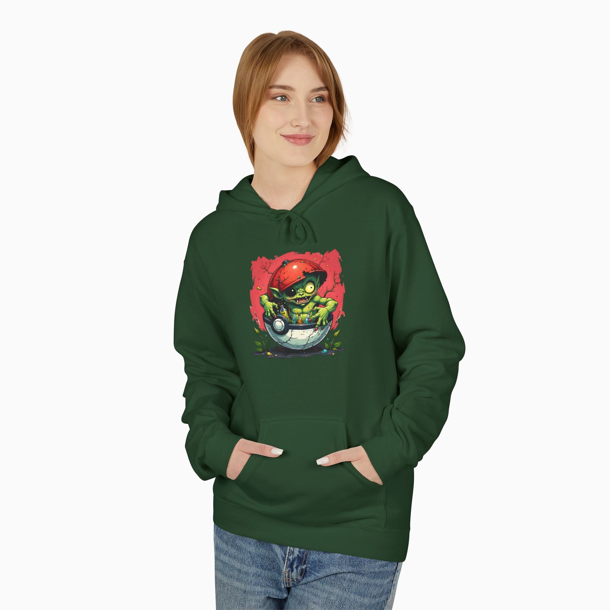 Zombie Poké Ball Unisex Hoodie