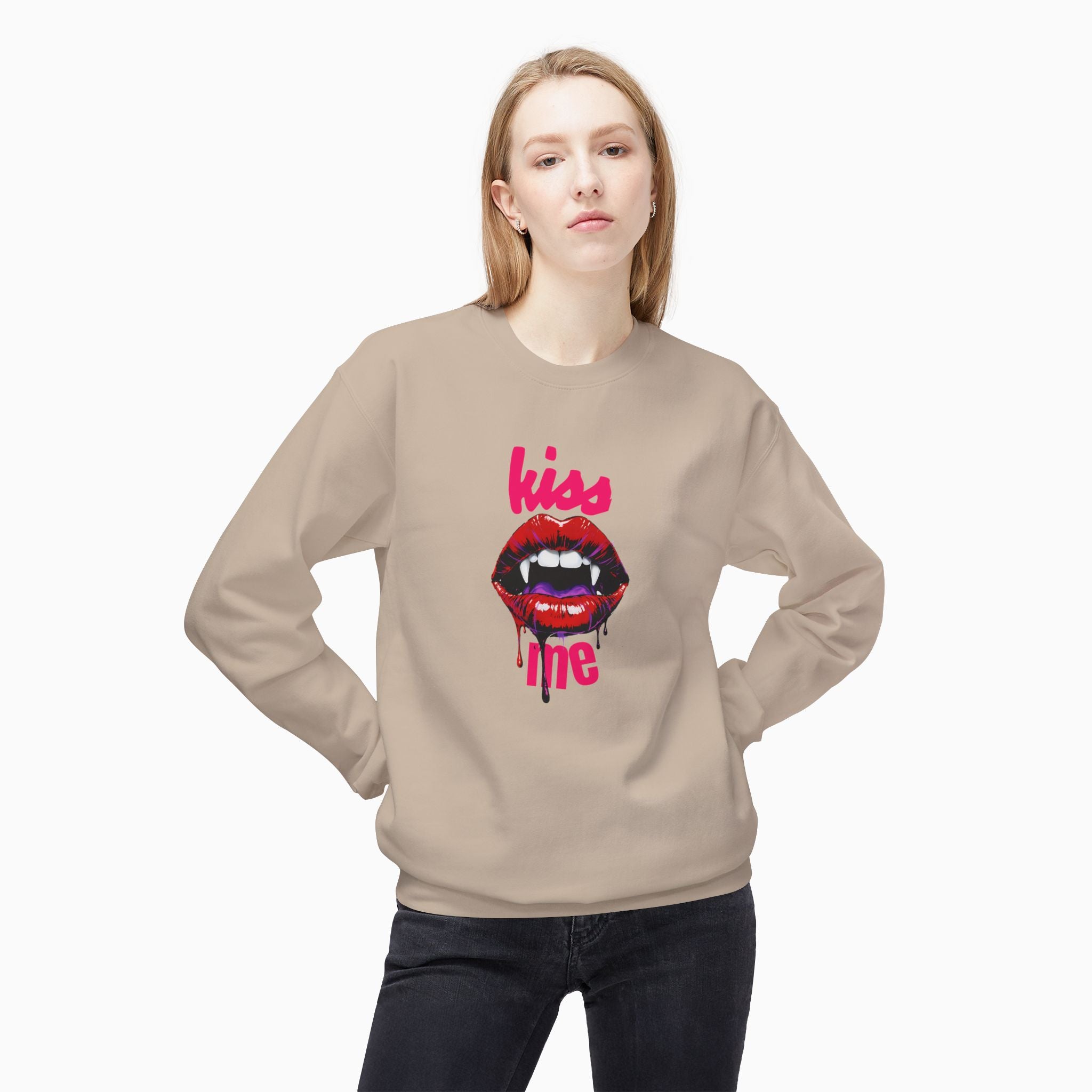 Kiss Me Vampire Unisex Sweatshirt