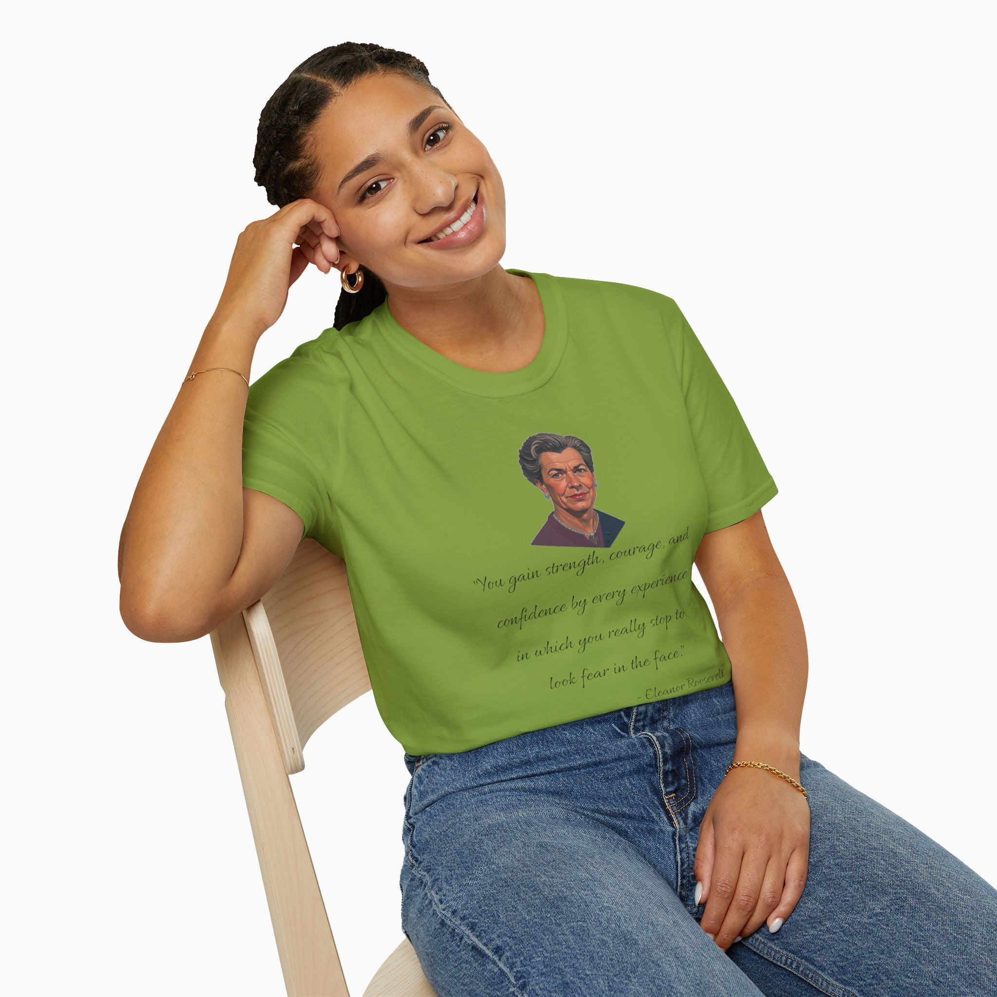 Eleanor Roosevelt Motivation Quote Unisex T-Shirt