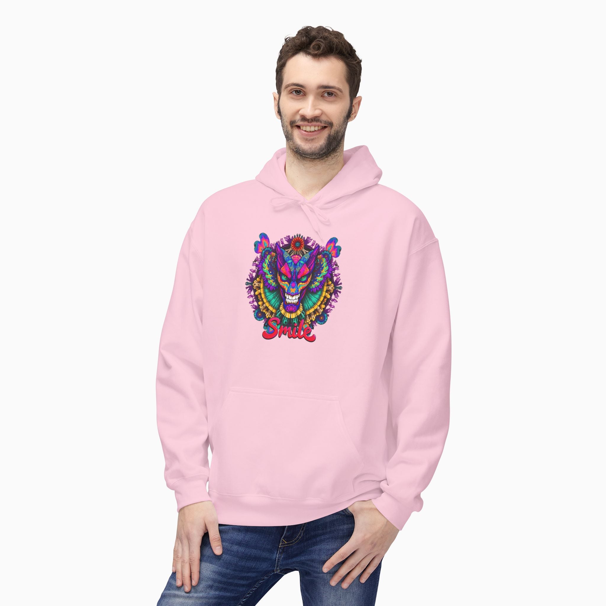 Dragon Smile Pixel Art Unisex Hoodie