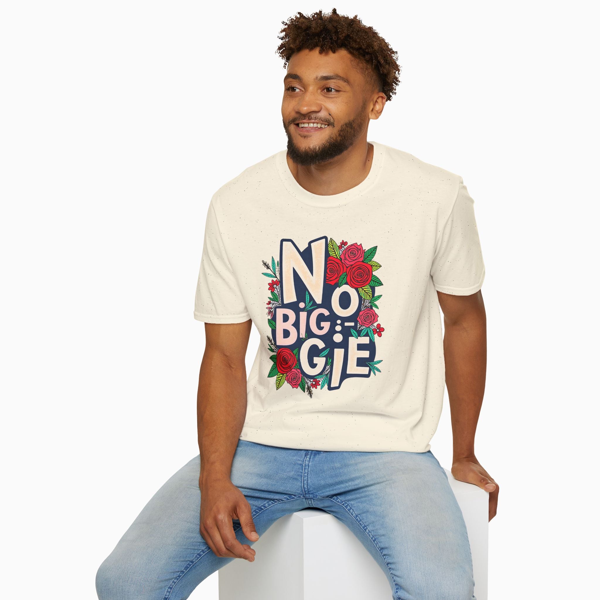 No Biggie With Floral Art  Unisex T-Shirt