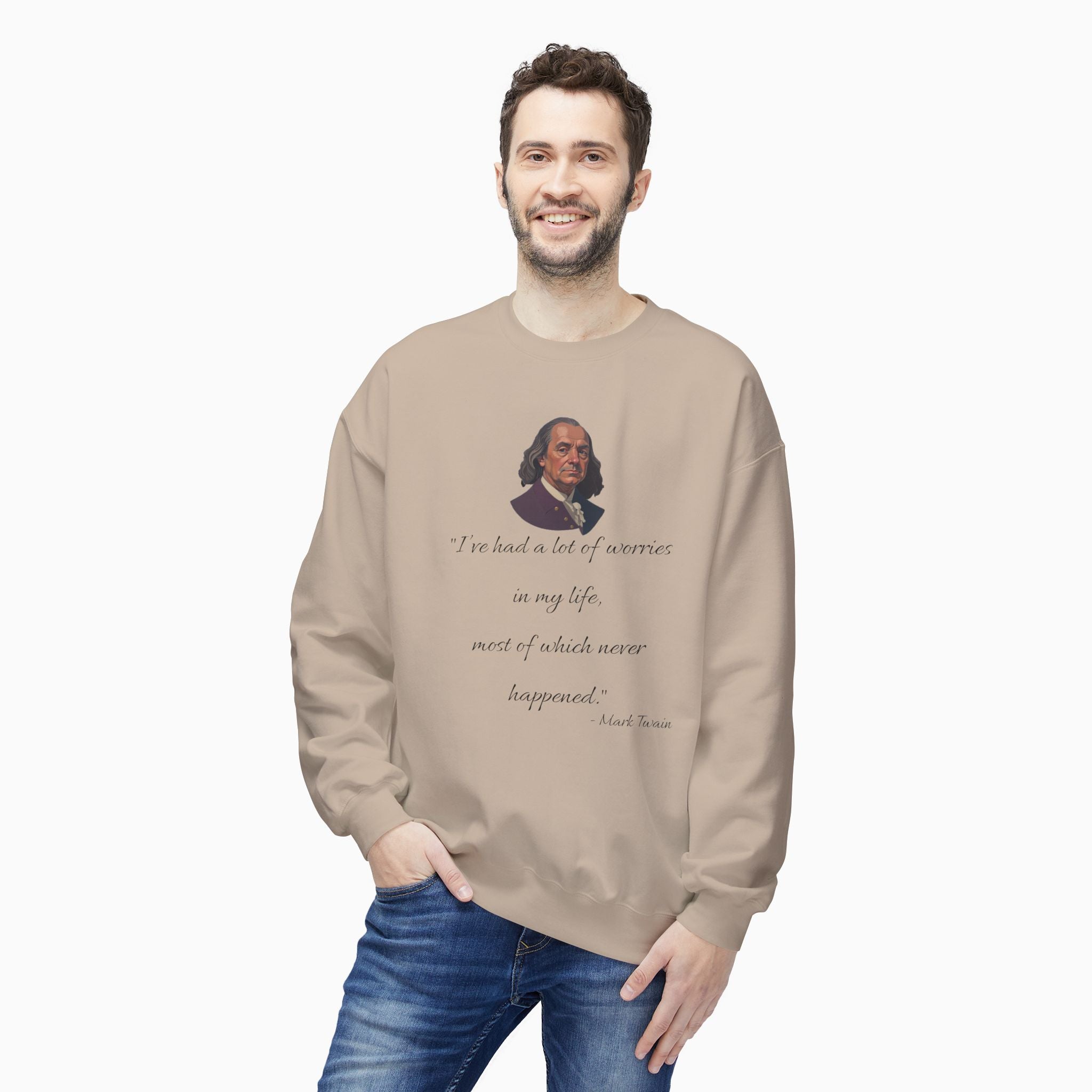 Mark Twain Life Advice Unisex Sweatshirt