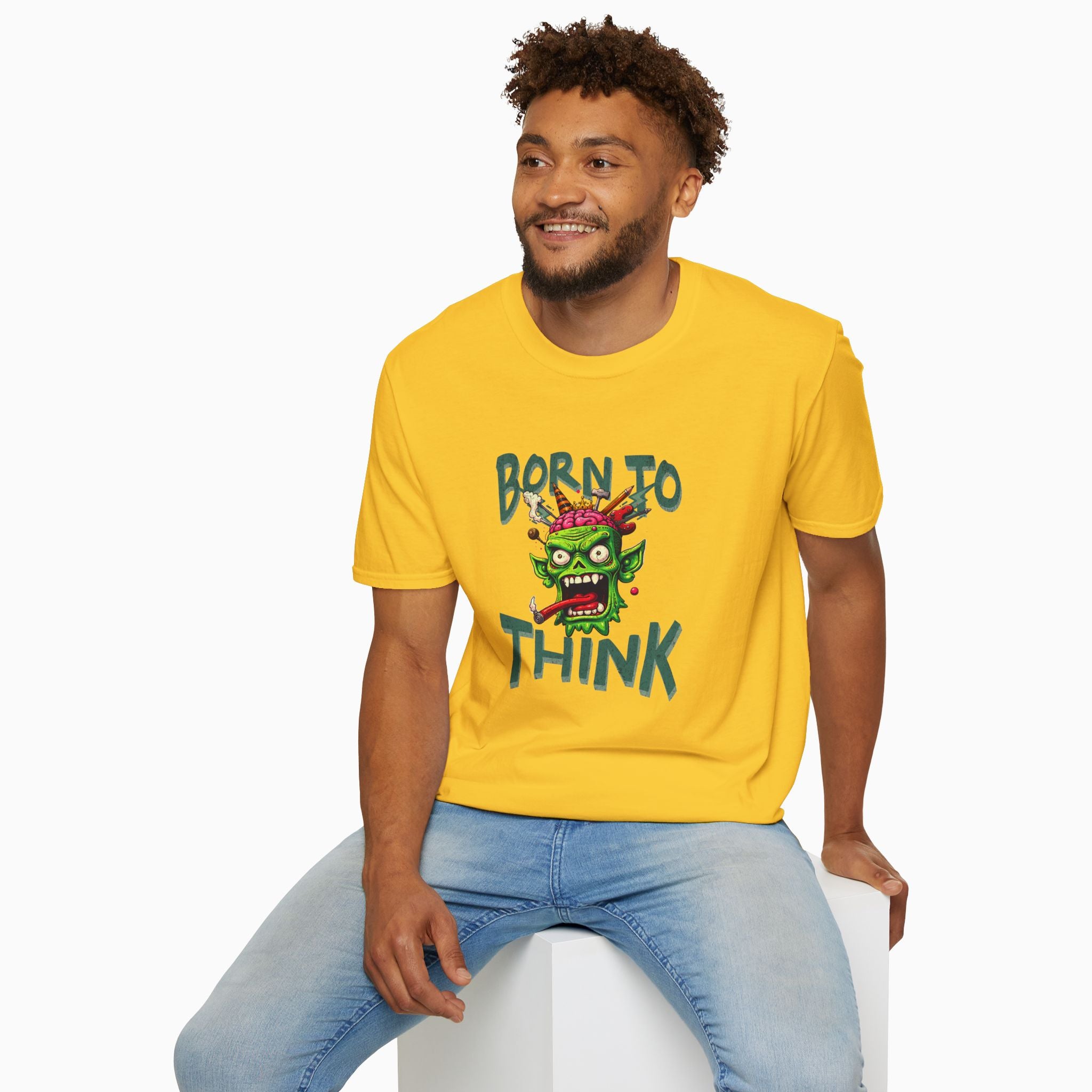 Born to Think Skull Unisex T-Shirt