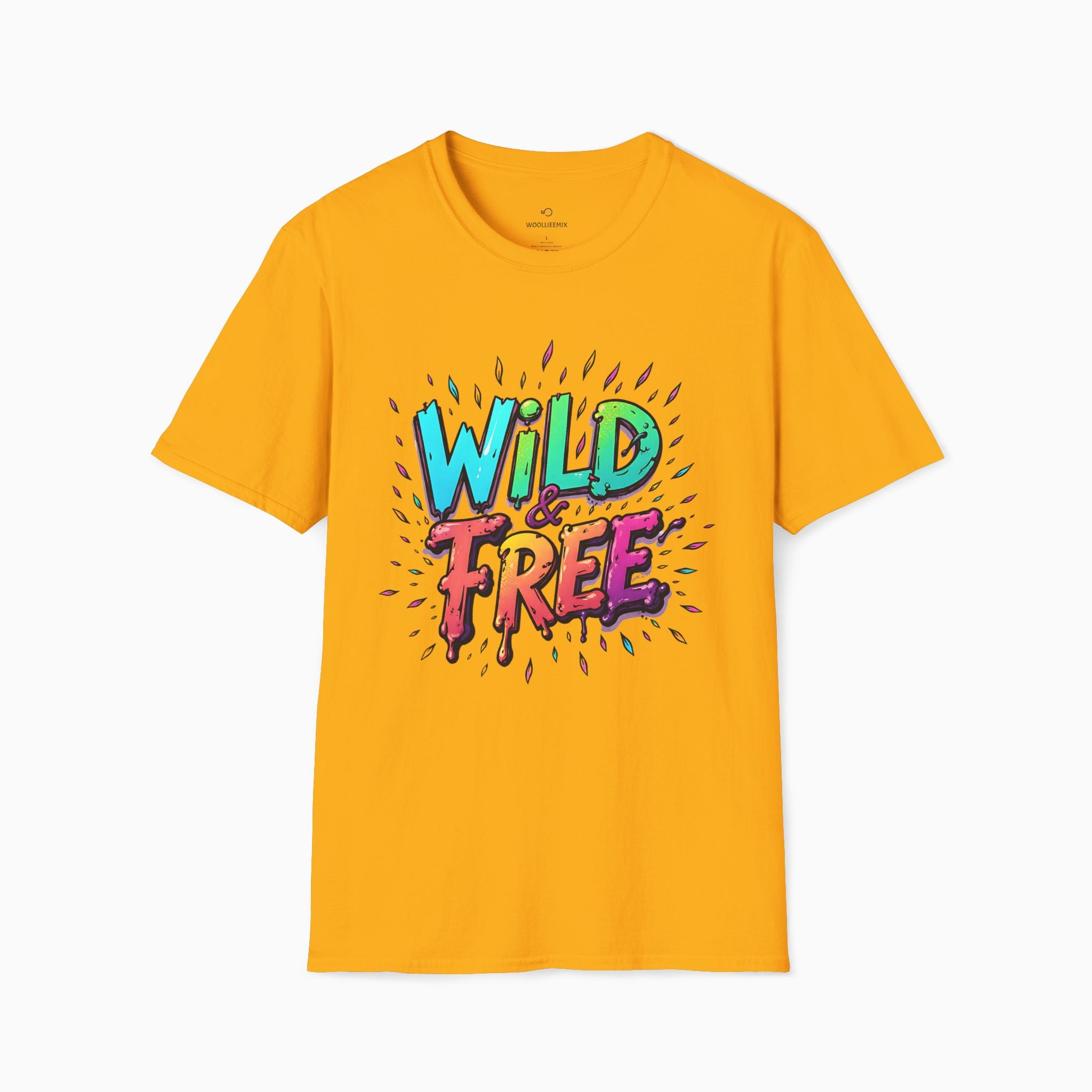 Neon Color Wild Free Unisex T-Shirt