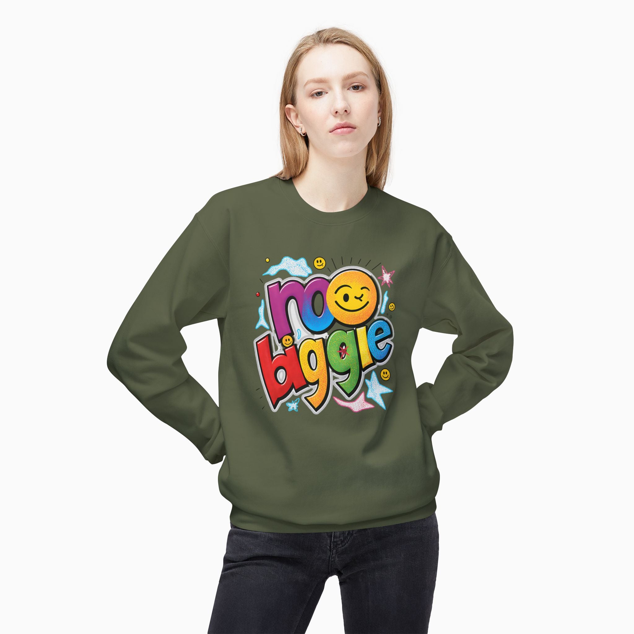 Emoji & No Biggie Unisex Sweatshirt