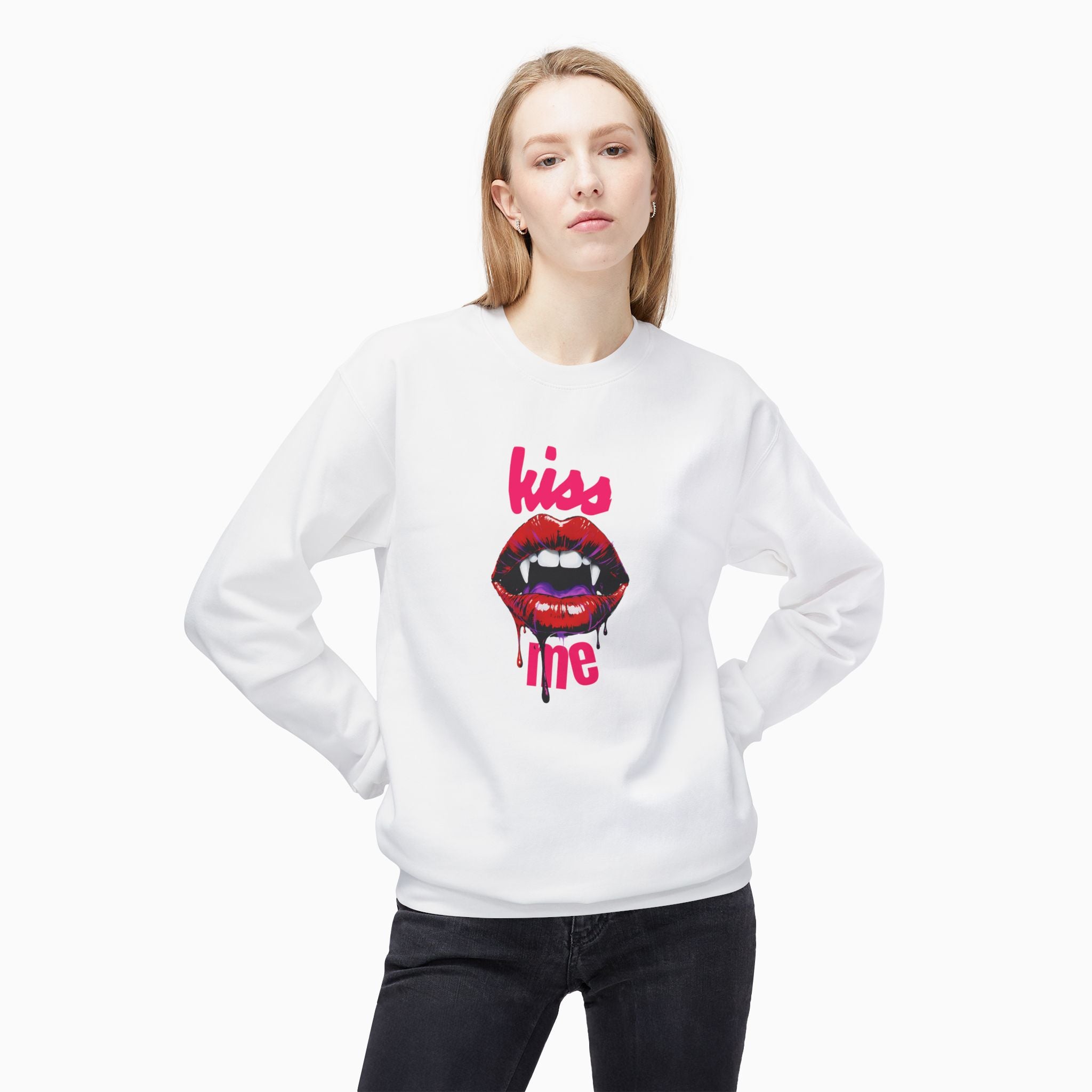 Kiss Me Vampire Unisex Sweatshirt